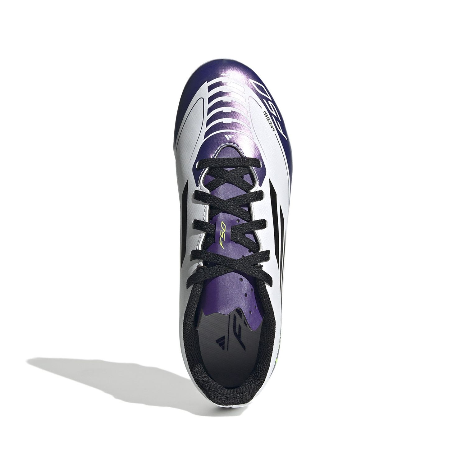 F50 CLUB MESSI FxG JR (WHITE/PURPLE)