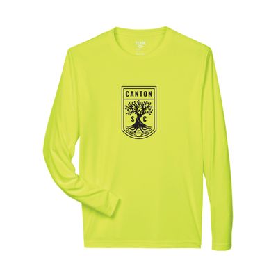 CANTON SOCCER CLUB CLASS TEE LS (NEON YELLOW)