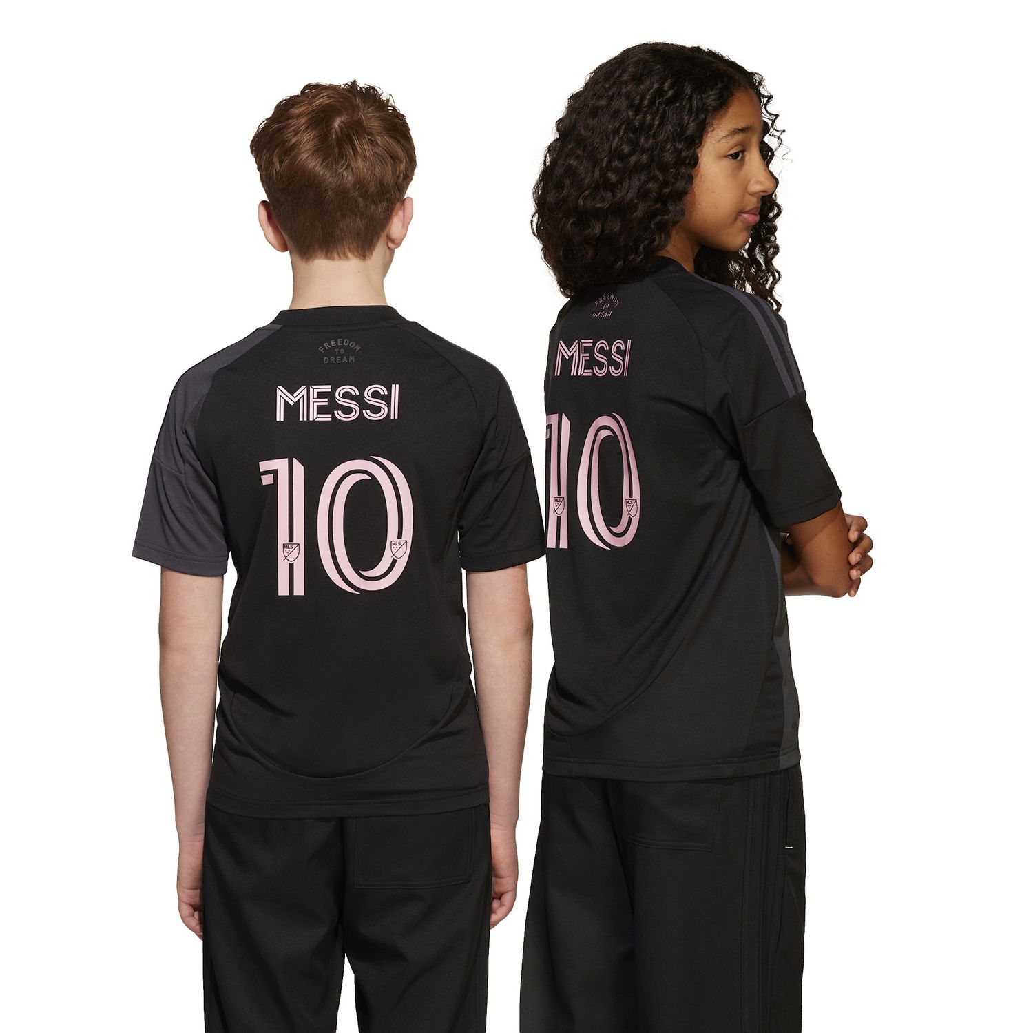 MESSI INTER MIAMI 25/26 AWAY JERSEY YOUTH (BLACK/PINK)