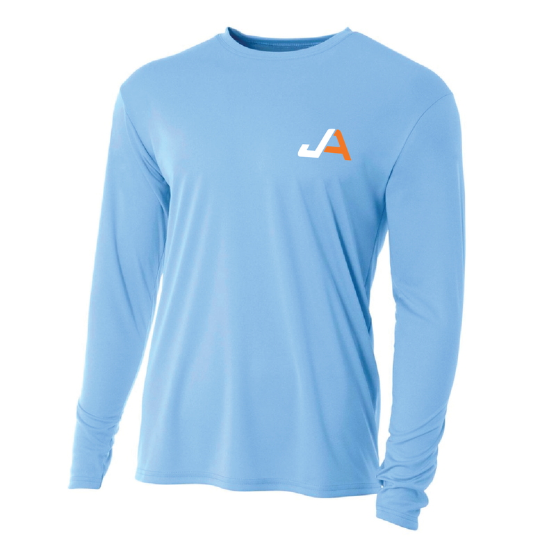 JA TRAINING: A4 LONG SLEEVE TEE (SKY)