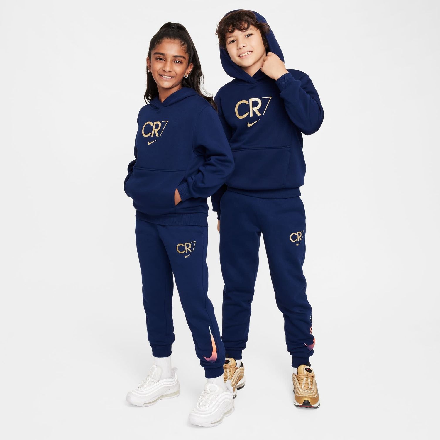 CR7 FLEECE JOGGERS YOUTH (NAVY)