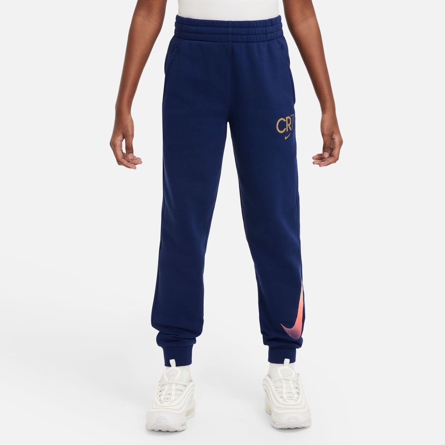 CR7 FLEECE JOGGERS YOUTH (NAVY)