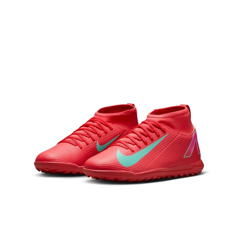 MERCURIAL SUPERFLY 10 CLUB TF JR (PINK/MINT)