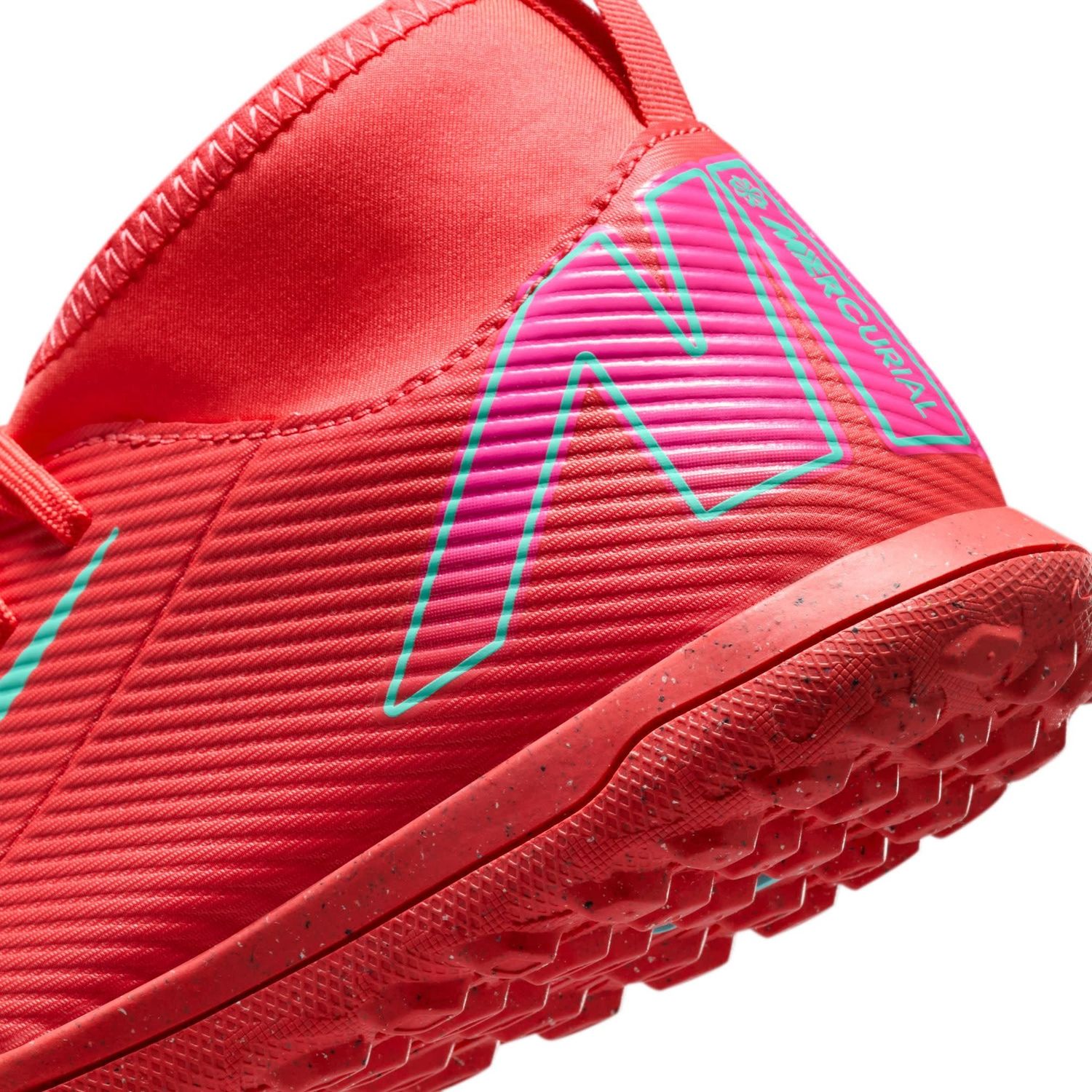 MERCURIAL SUPERFLY 10 CLUB TF JR (PINK/MINT)