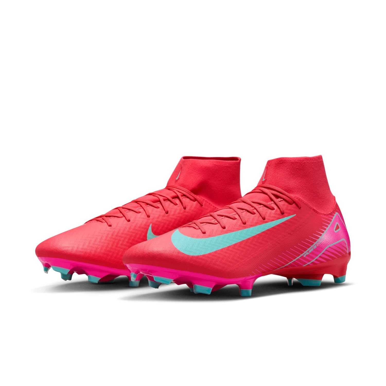 ZOOM MERCURIAL SUPERFLY 10 ACADEMY FG/MG (PINK/MINT)