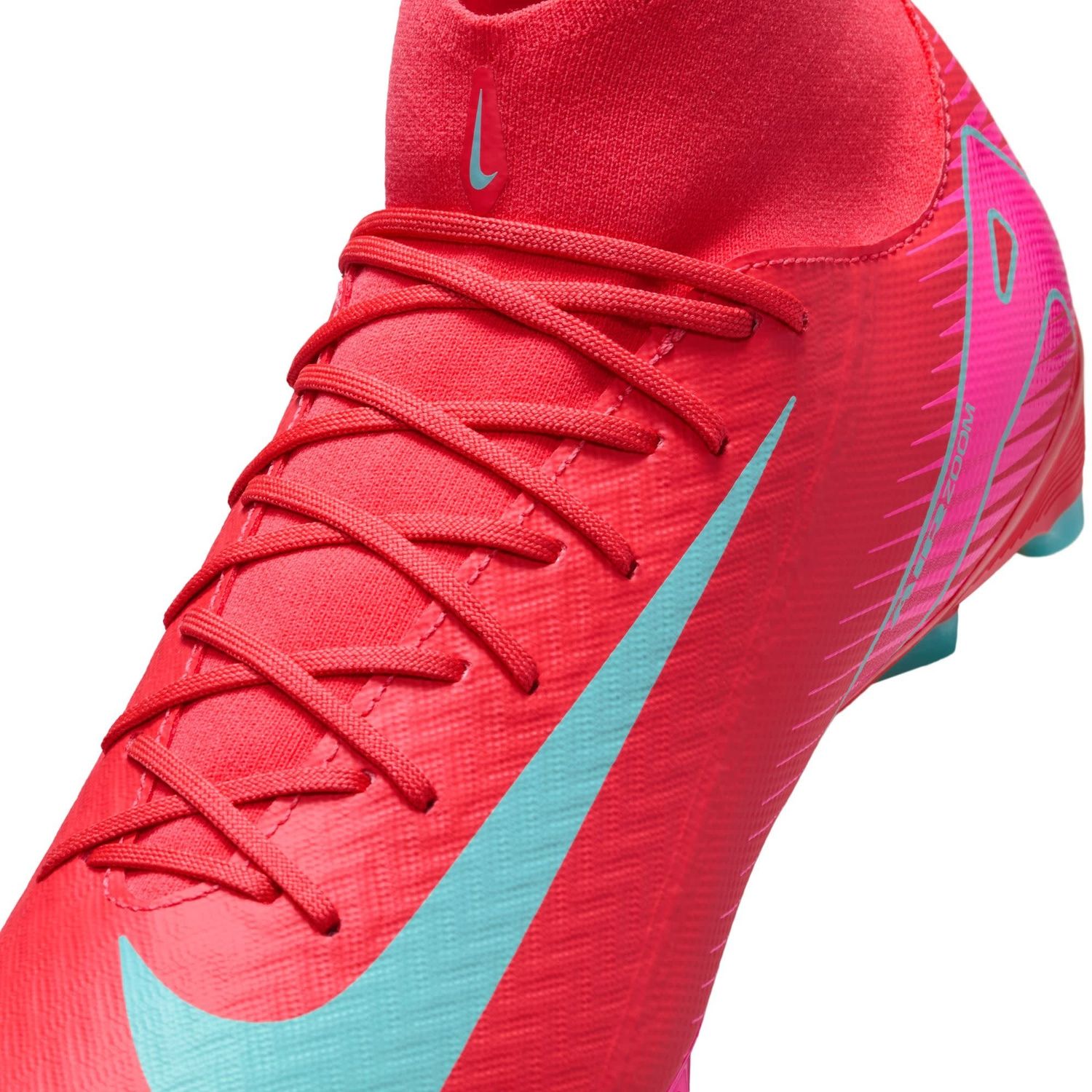 ZOOM MERCURIAL SUPERFLY 10 ACADEMY FG/MG (PINK/MINT)