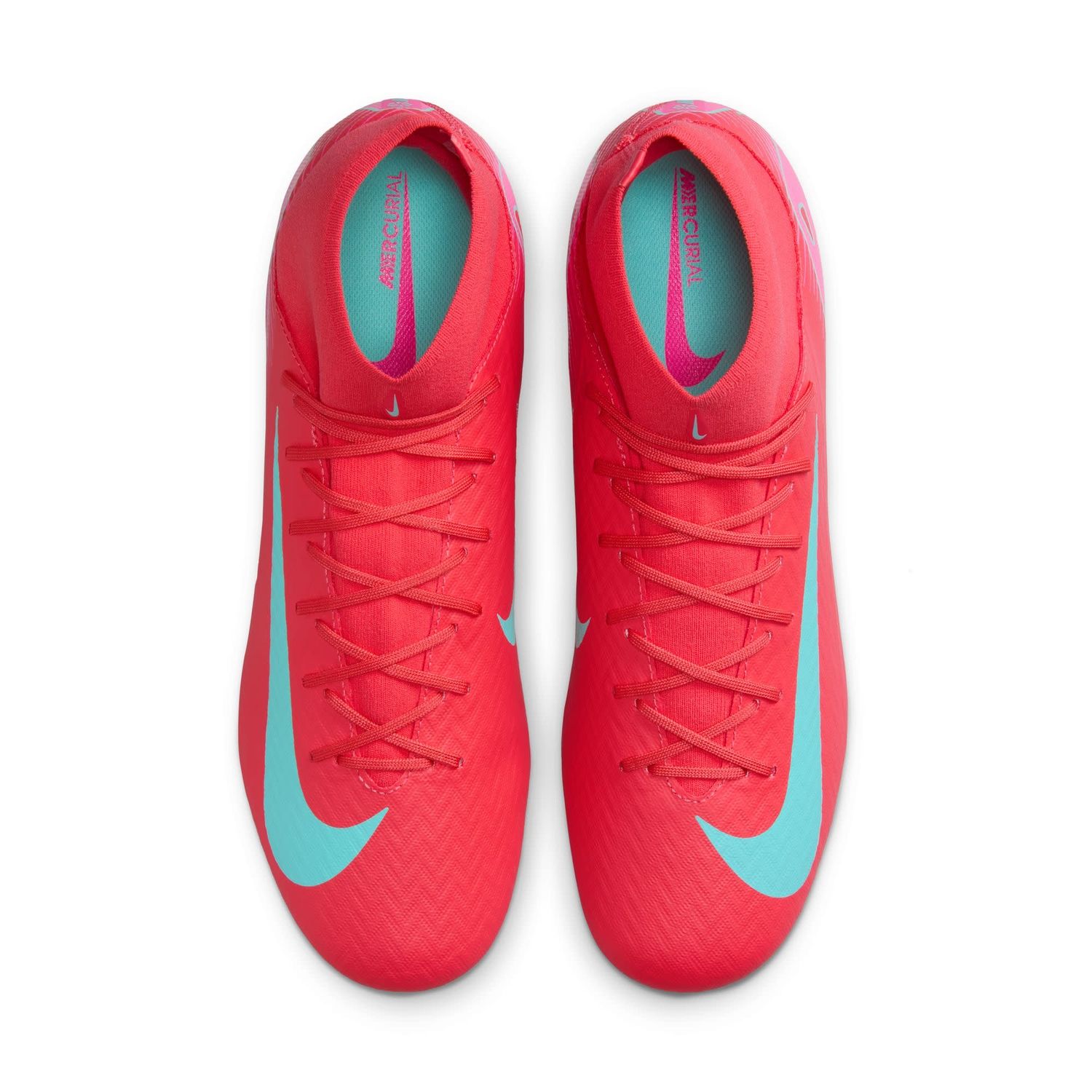 ZOOM MERCURIAL SUPERFLY 10 ACADEMY FG/MG (PINK/MINT)