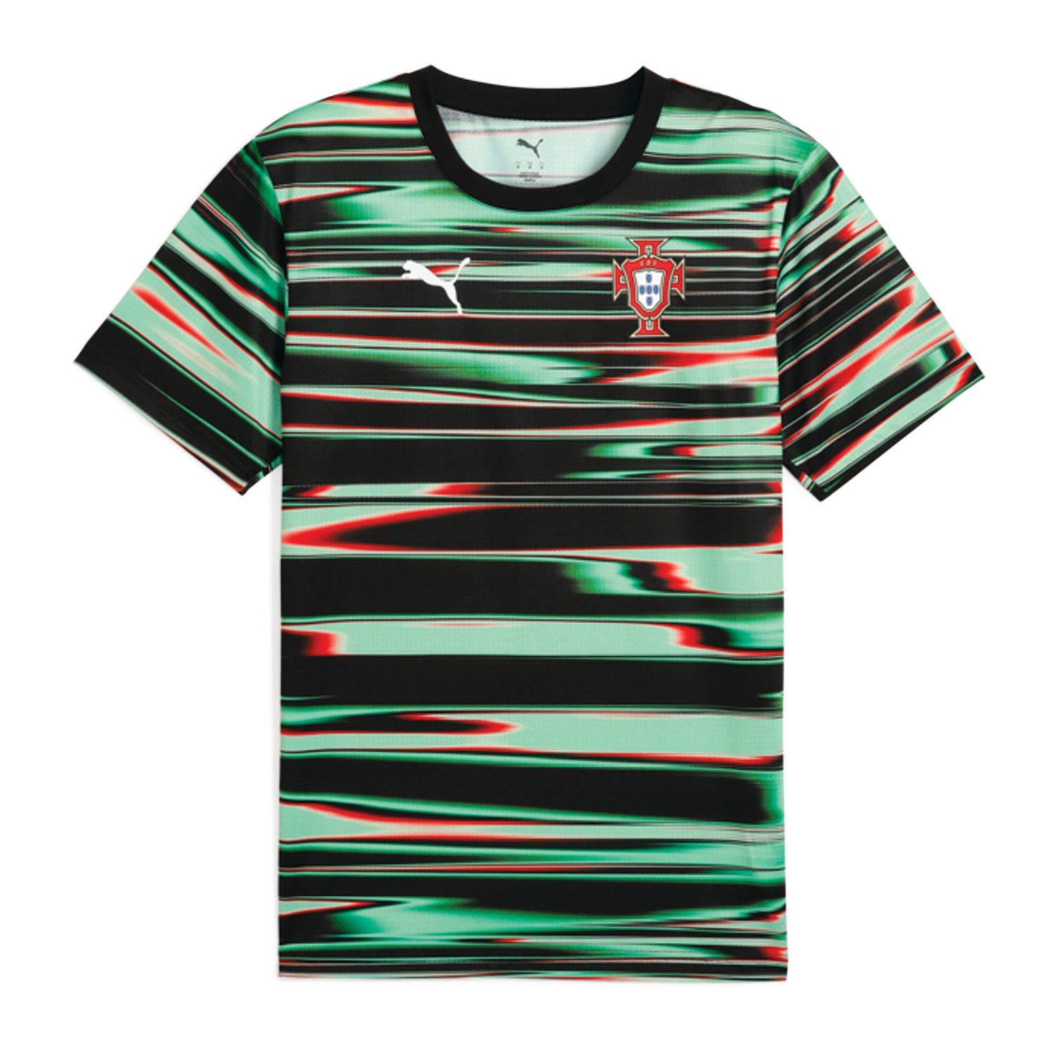 PORTUGAL 2025 PREMATCH JERSEY (BLACK/GREEN/RED)