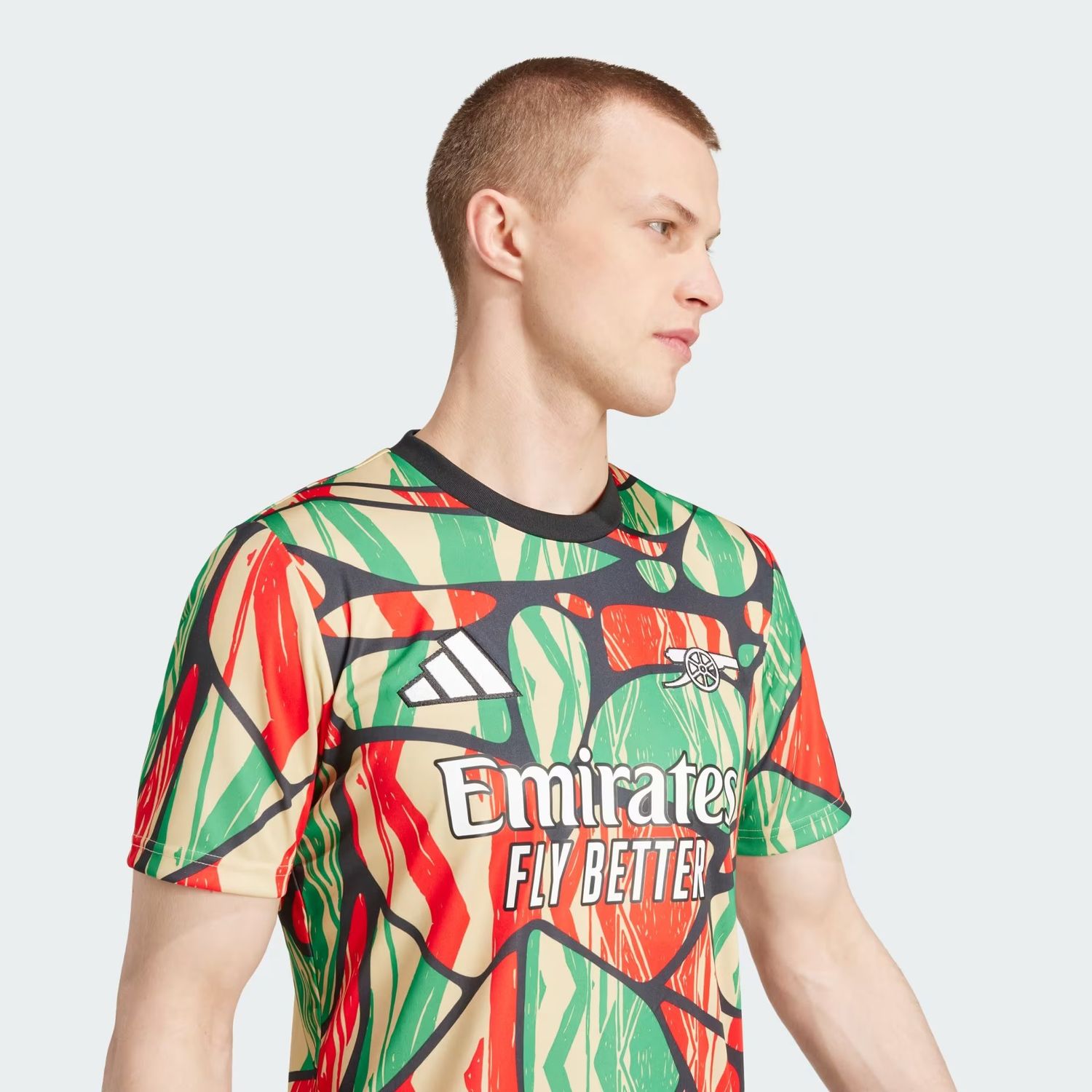 ARSENAL 24/25 PREMATCH JERSEY (RED/GREEN/BLACK)