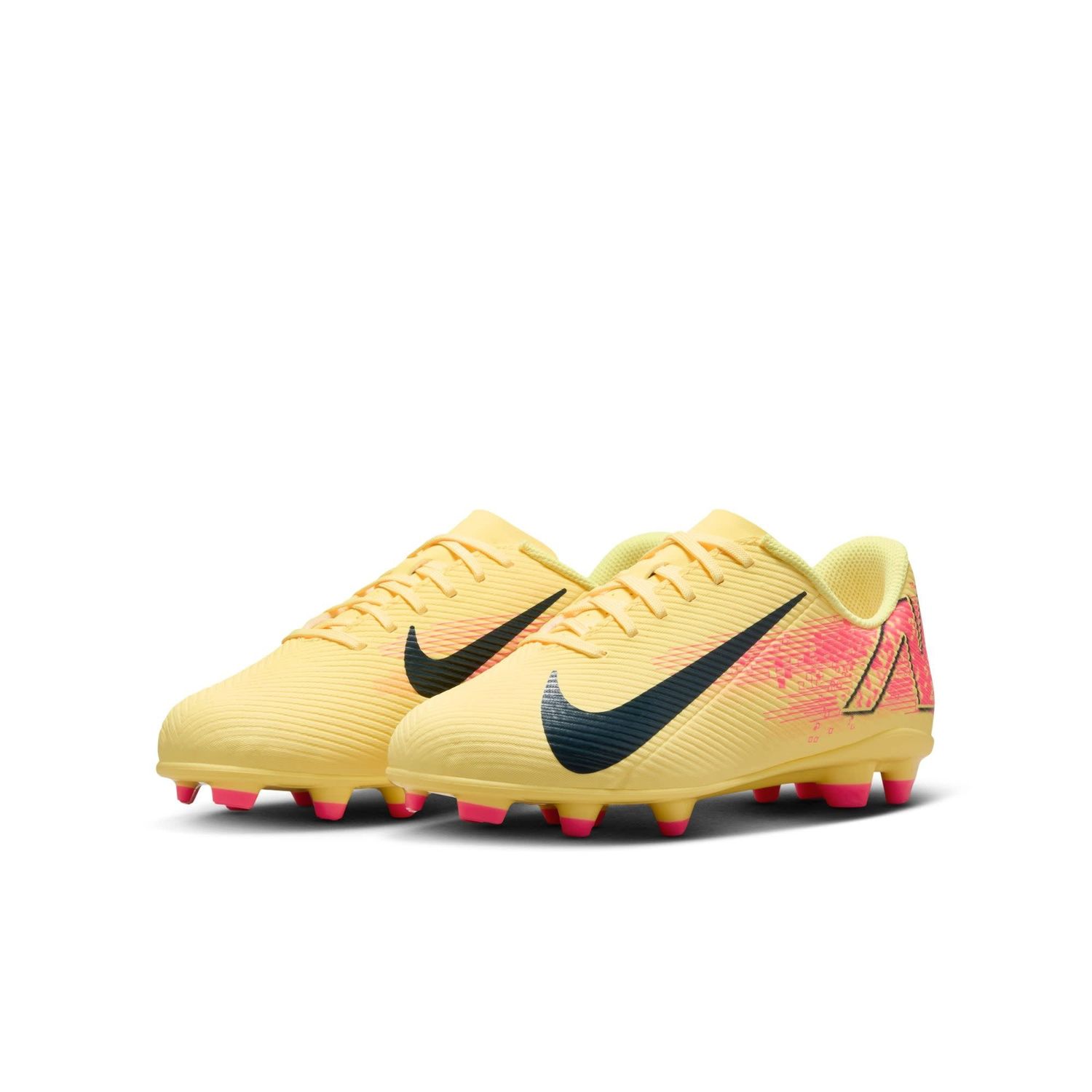 MERCURIAL VAPOR 16 CLUB KM FG/MG JR (YELLOW/PINK)