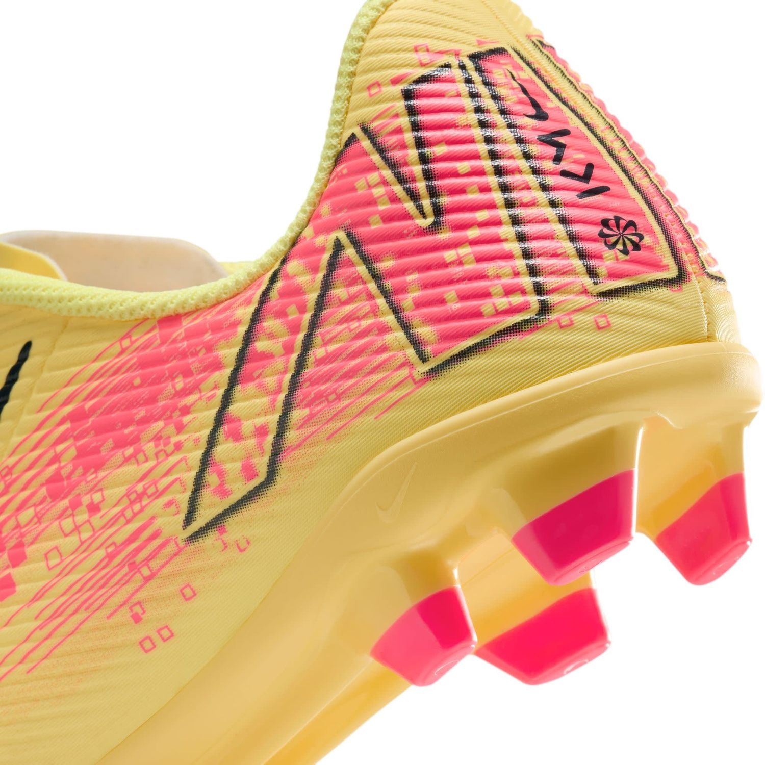 MERCURIAL VAPOR 16 CLUB KM FG/MG JR (YELLOW/PINK)