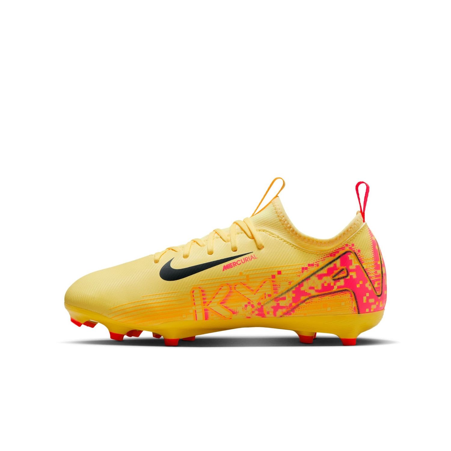 ZOOM MERCURIAL VAPOR 16 ACADEMY KM FG/MG JR (YELLOW/PINK)