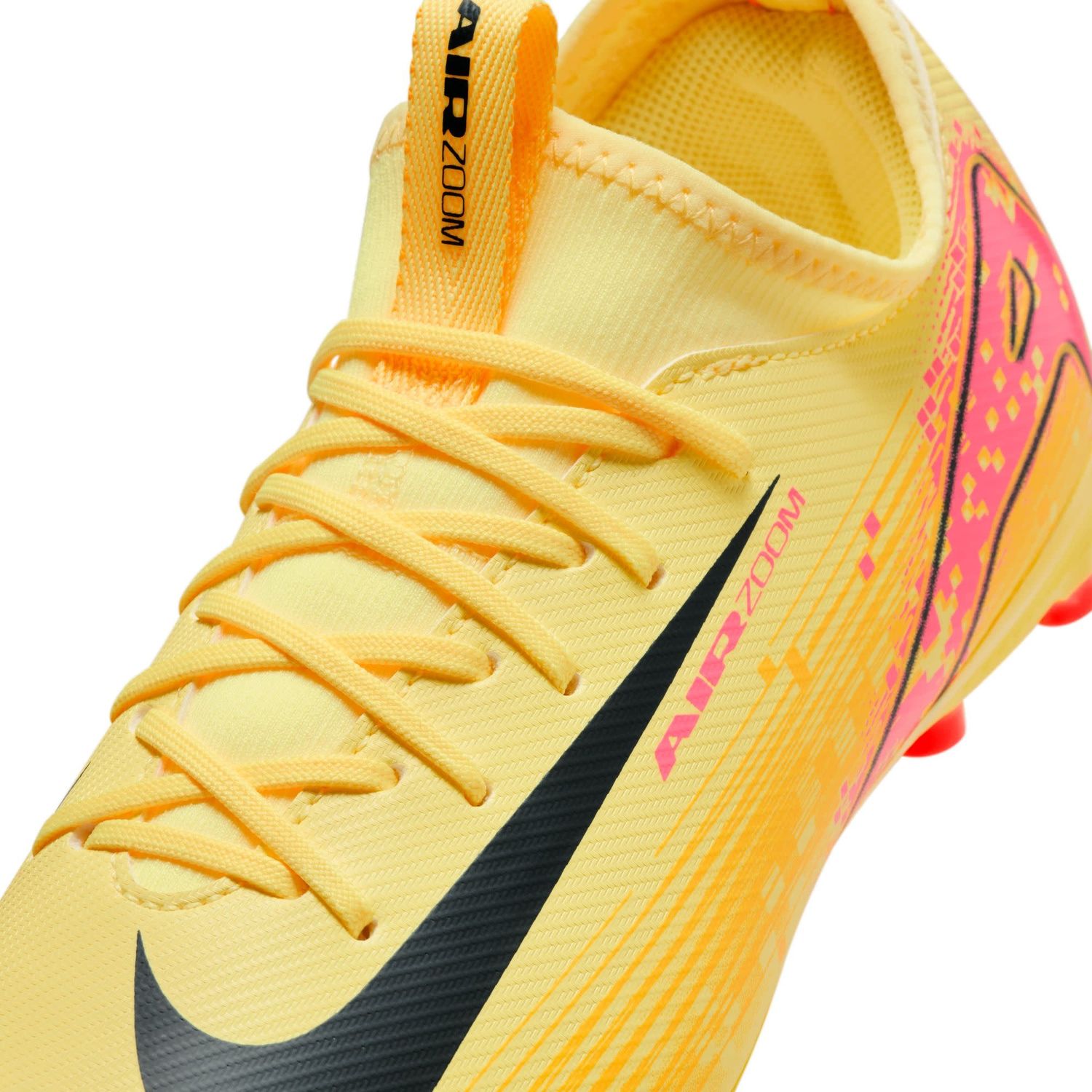 ZOOM MERCURIAL VAPOR 16 ACADEMY KM FG/MG JR (YELLOW/PINK)