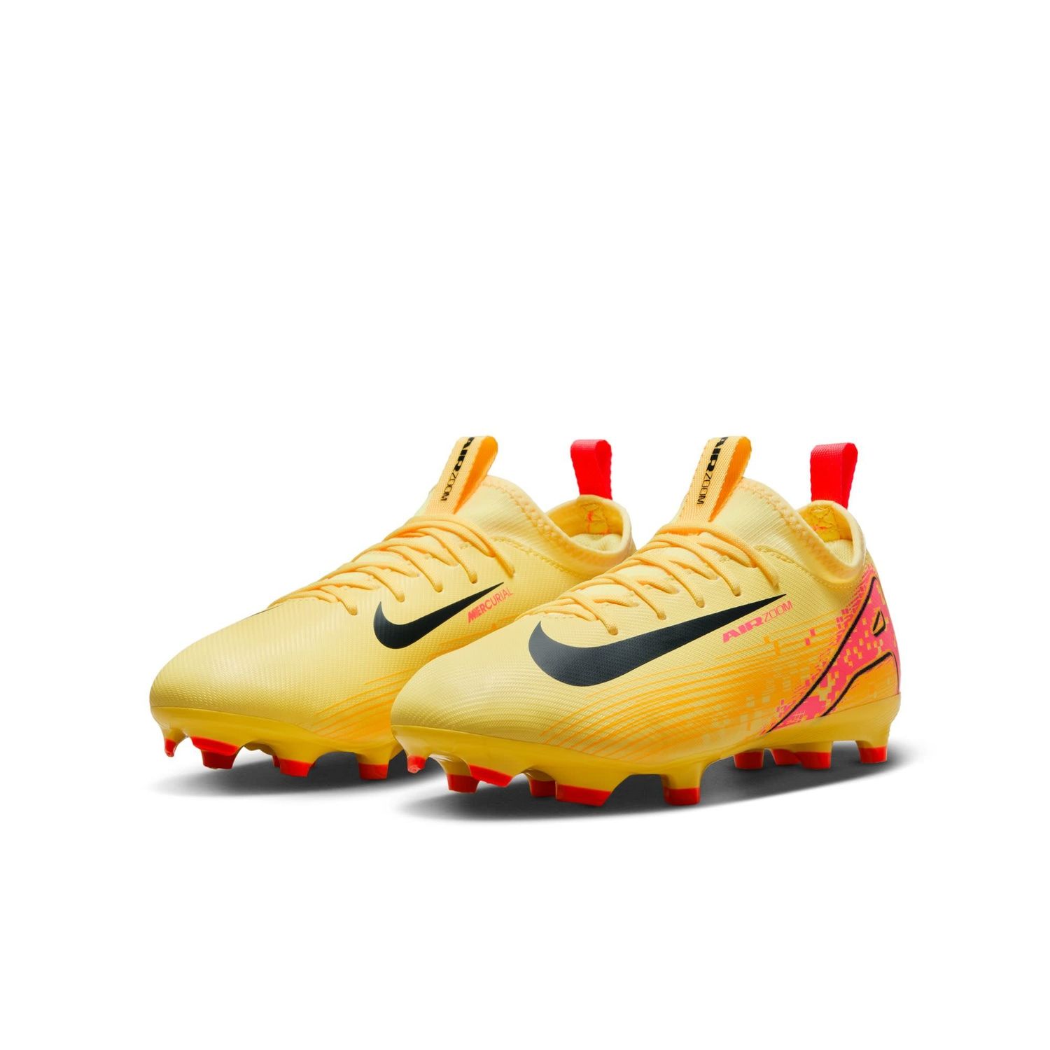 ZOOM MERCURIAL VAPOR 16 ACADEMY KM FG/MG JR (YELLOW/PINK)