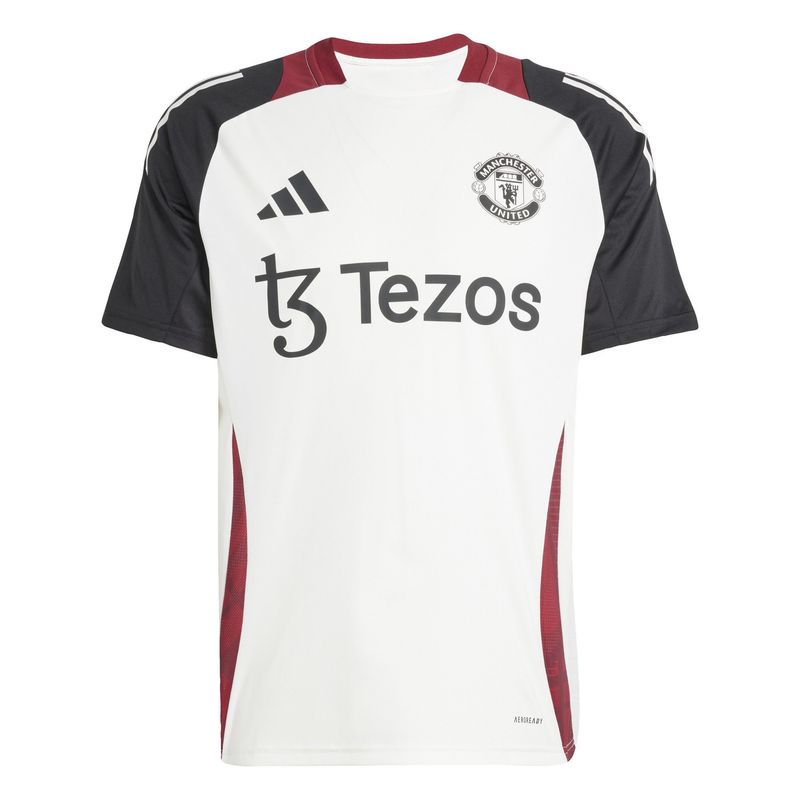 MANCHESTER UNITED 24/25 TRAINING JERSEY (WHITE/BLACK)