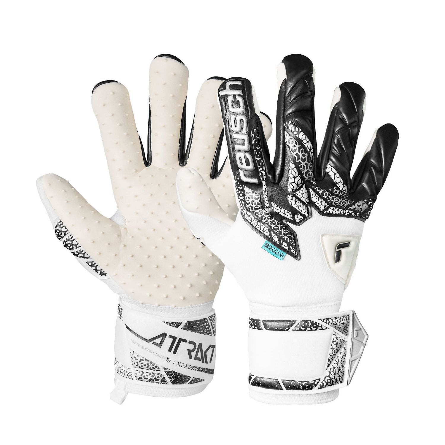 ATTRAKT SPEEDBUMP GLOVE (WHITE/BLACK/SILVER)