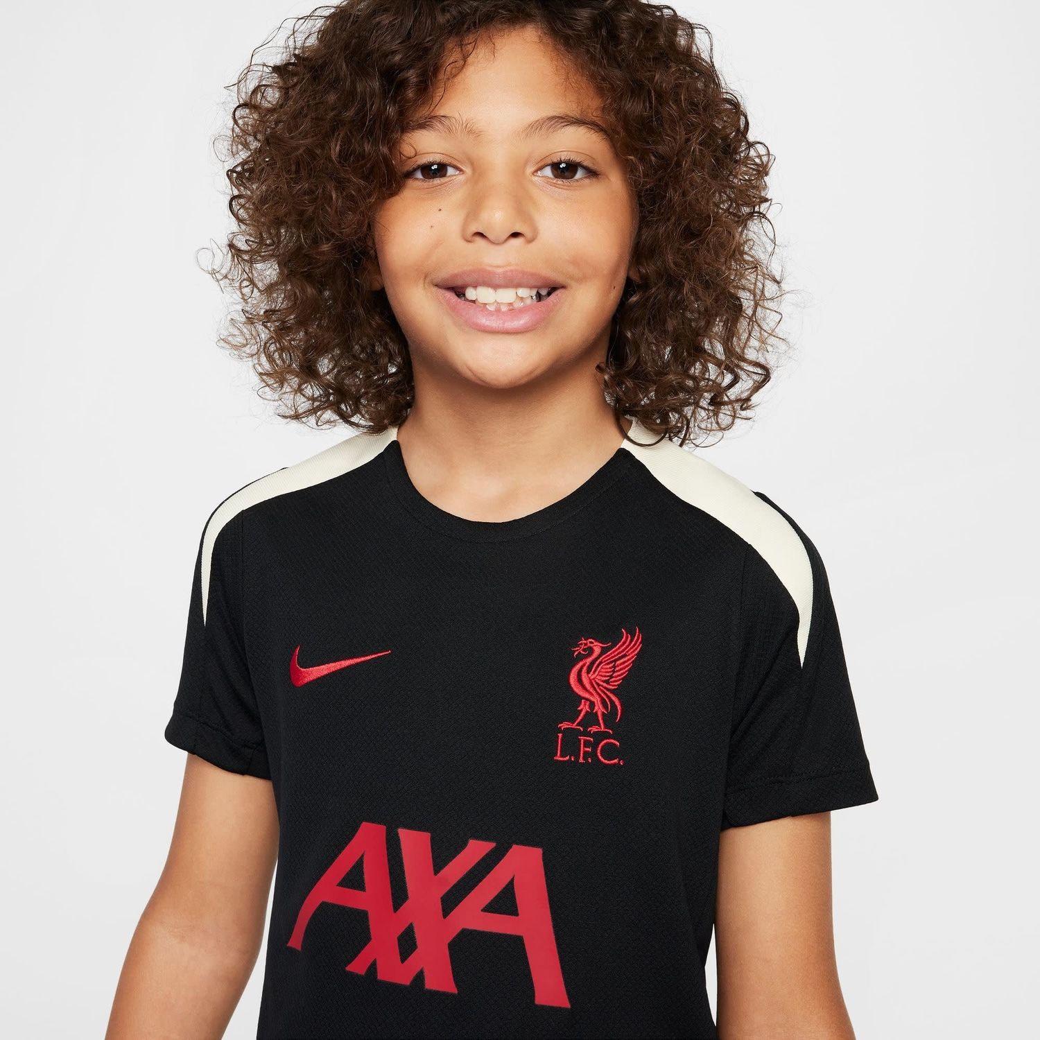 LIVERPOOL 24/25 STRIKE TRAINING JERSEY YOUTH (BLACK/CREAM)