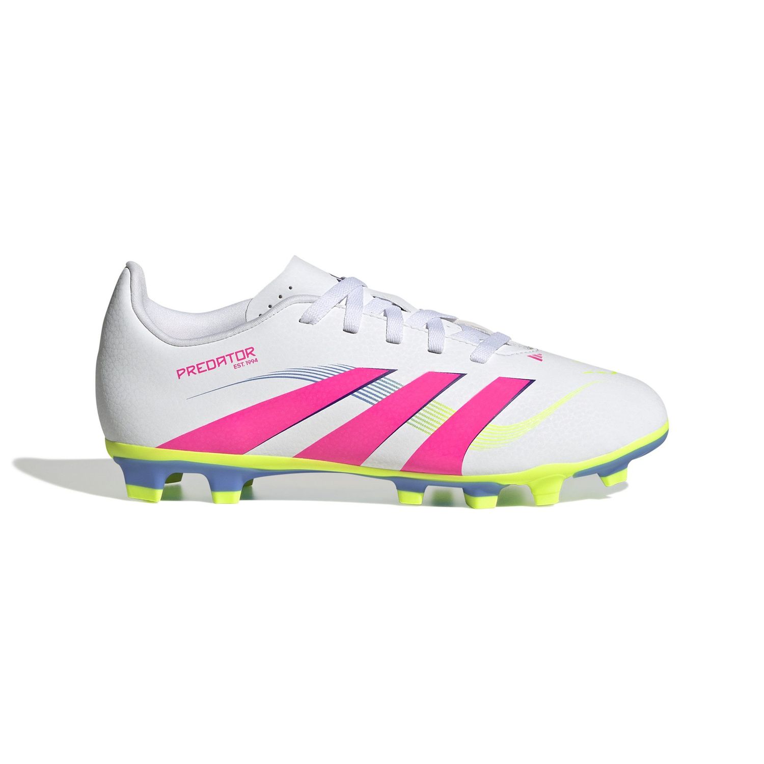 PREDATOR CLUB 25 FG/MG JR (WHITE/LIME/PINK)