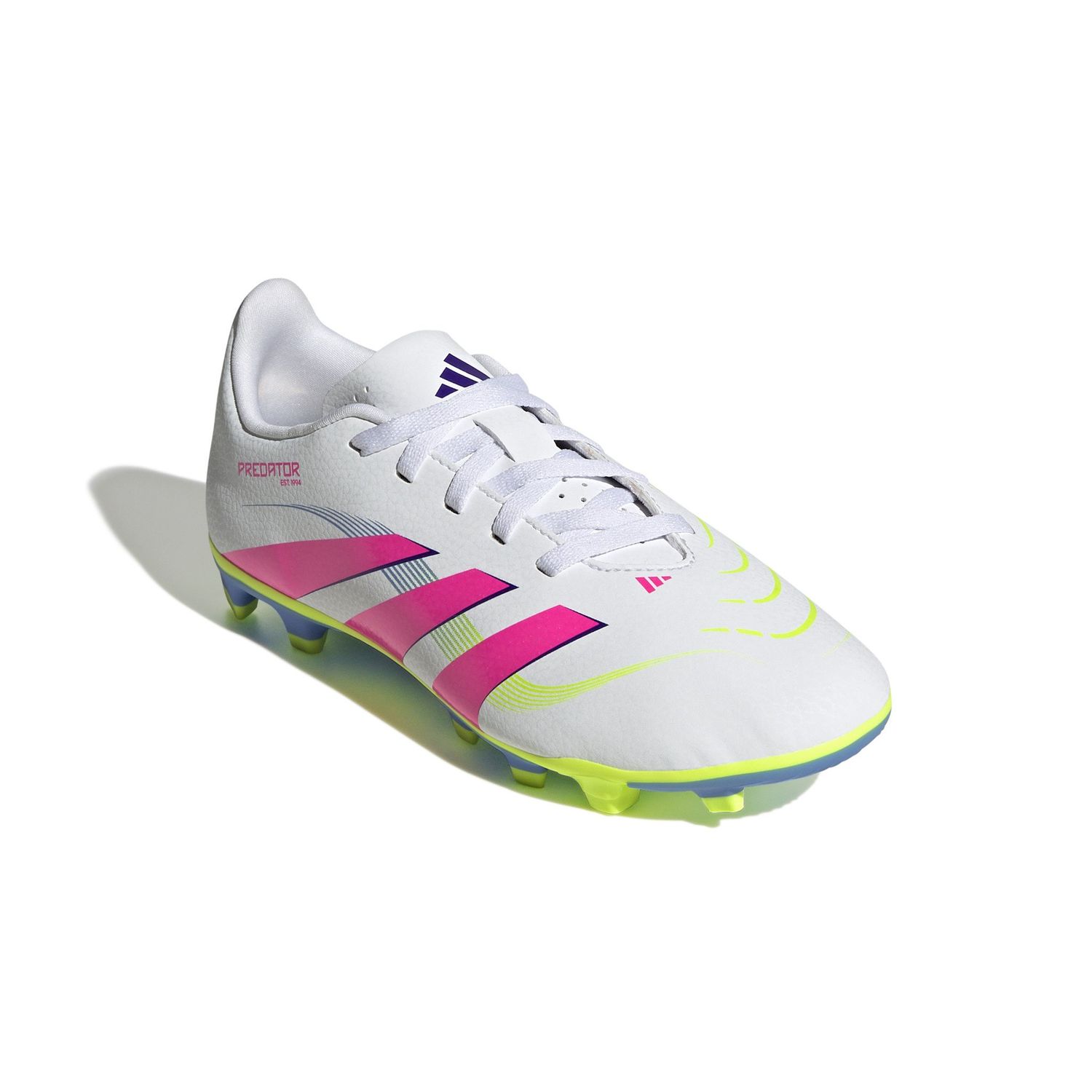 PREDATOR CLUB 25 FG/MG JR (WHITE/LIME/PINK)