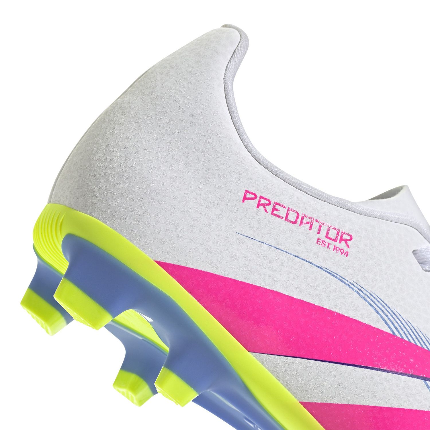 PREDATOR CLUB 25 FG/MG JR (WHITE/LIME/PINK)