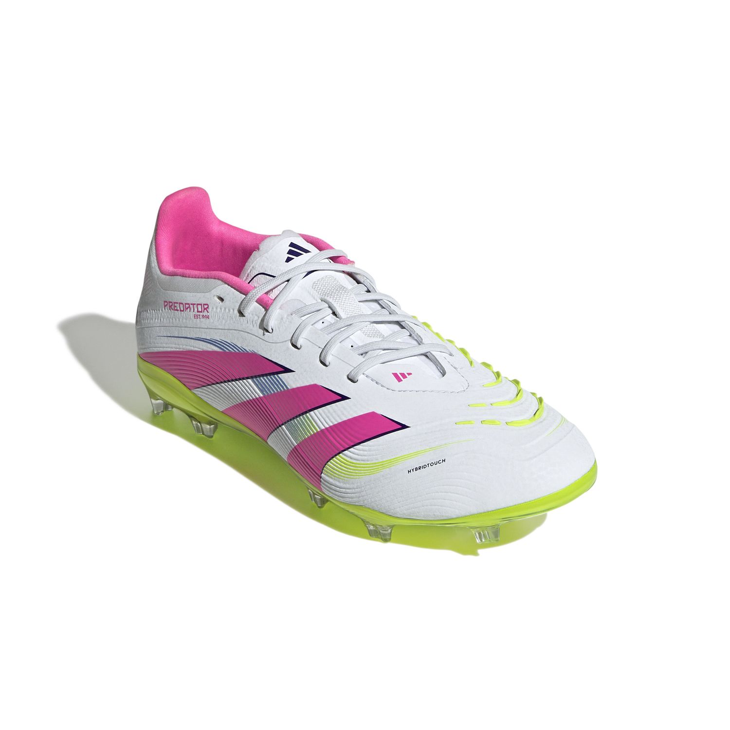 PREDATOR ELITE 25 FG JR (WHITE/LIME/PINK)