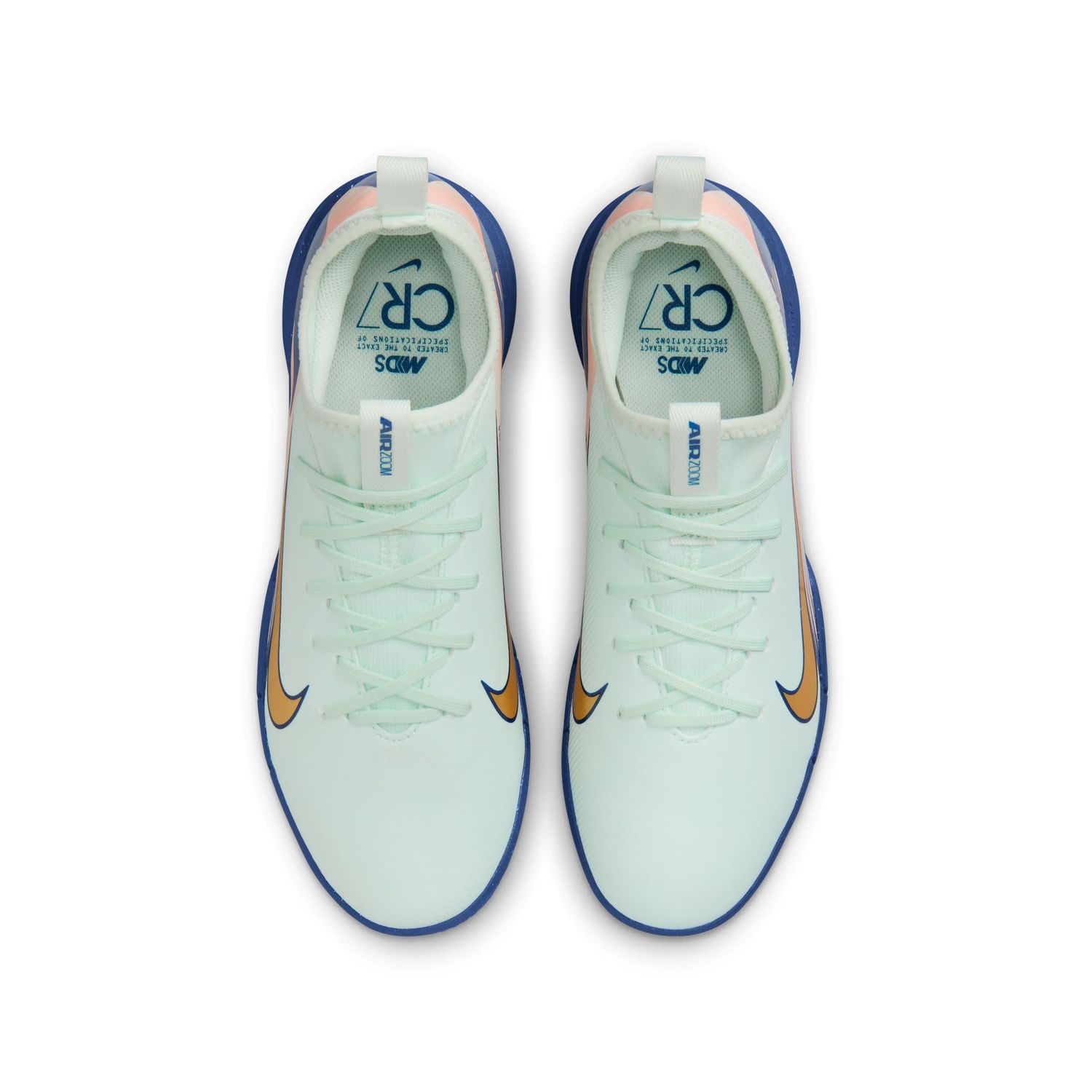 ZOOM MERCURIAL VAPOR 16 ACADEMY MDS IC JR (BARELY GREEN/GOLD)