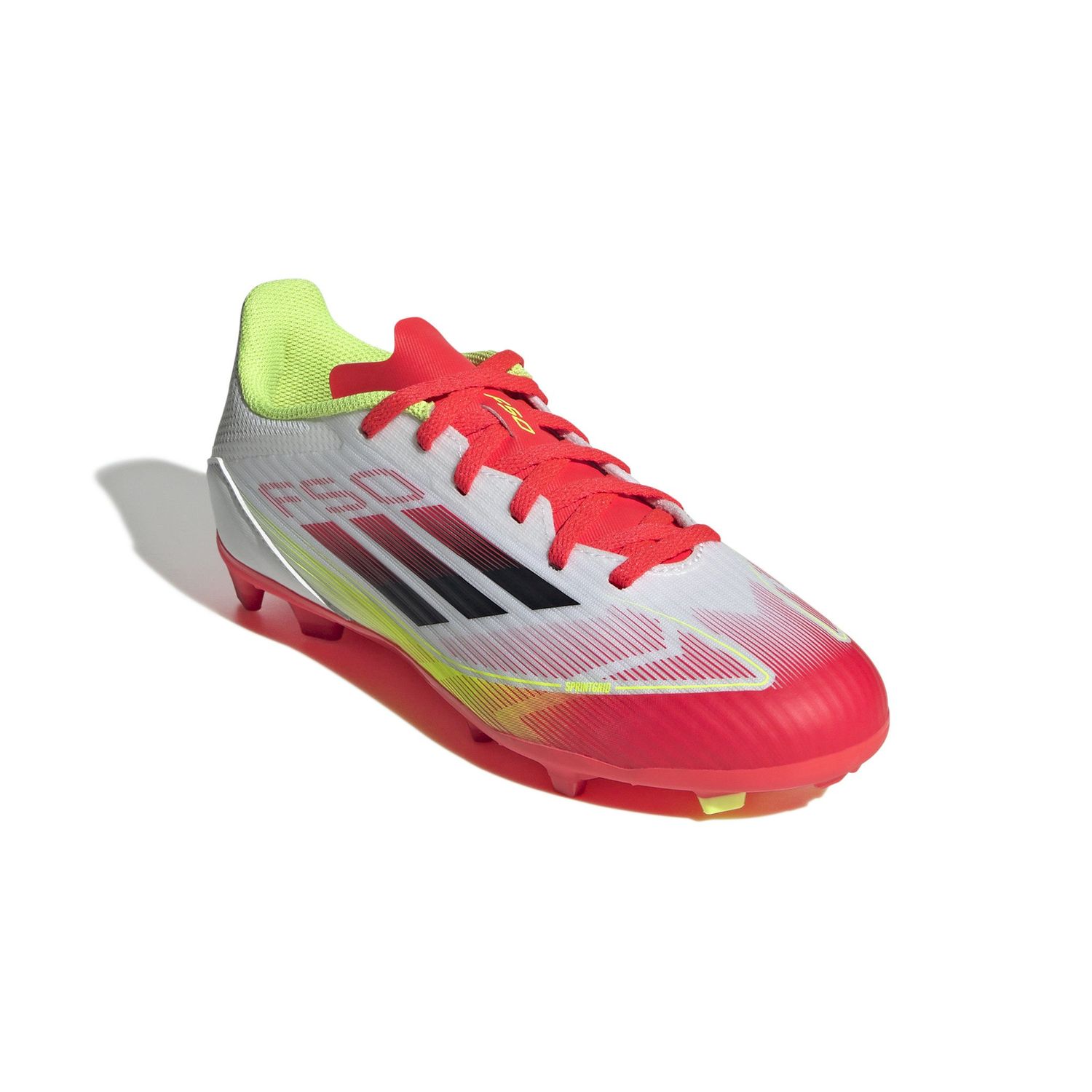 F50 LEAGUE FG/MG JR (WHITE/RED/VOLT)