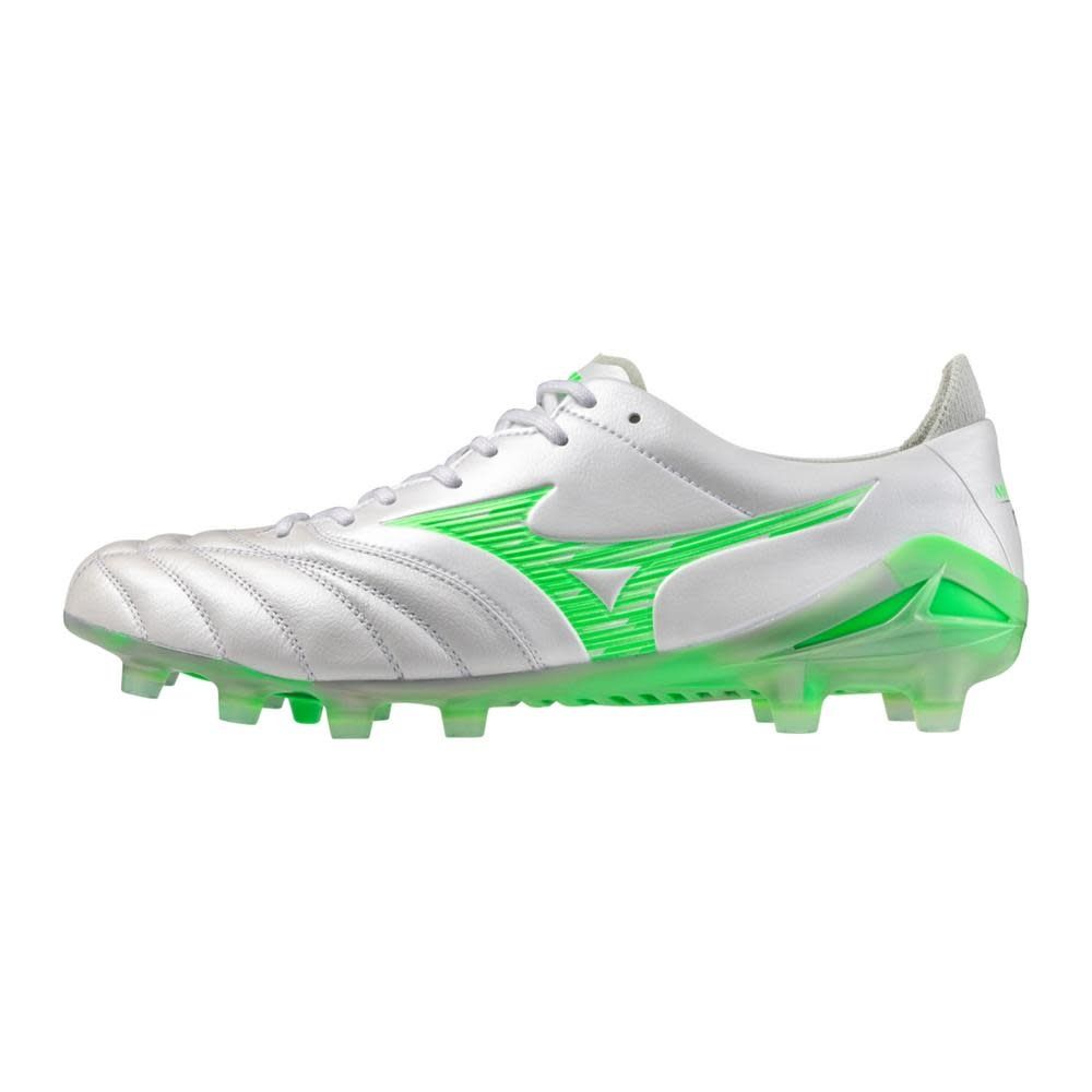 MORELIA NEO IV ELITE KL FG (WHITE/NEON GREEN)