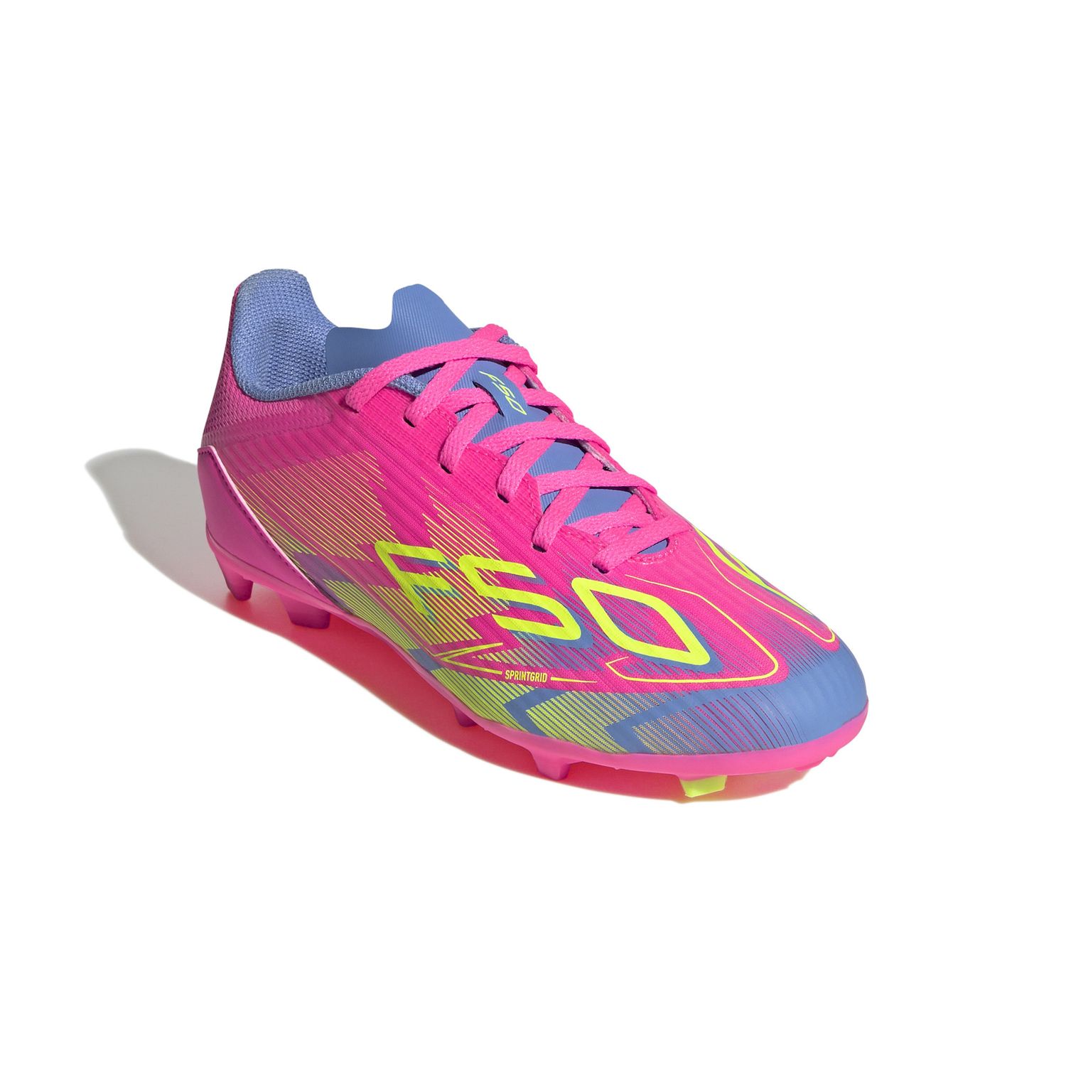 F50 LEAGUE FG/MG JR (PINK/VOLT/BLUE)