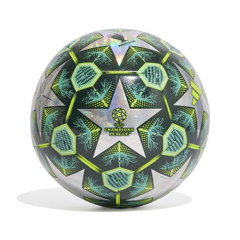 UCL 24/25 TRAINING FOIL BALL (GREEN/SILVER)