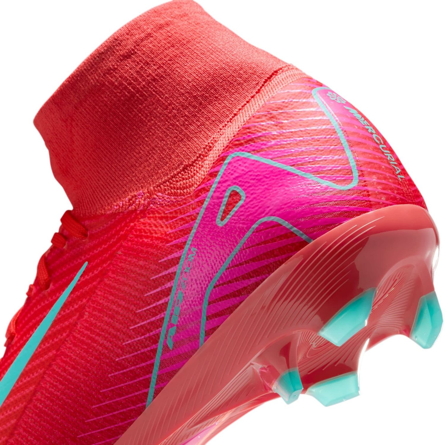ZOOM MERCURIAL SUPERFLY 10 PRO FG (PINK/MINT)