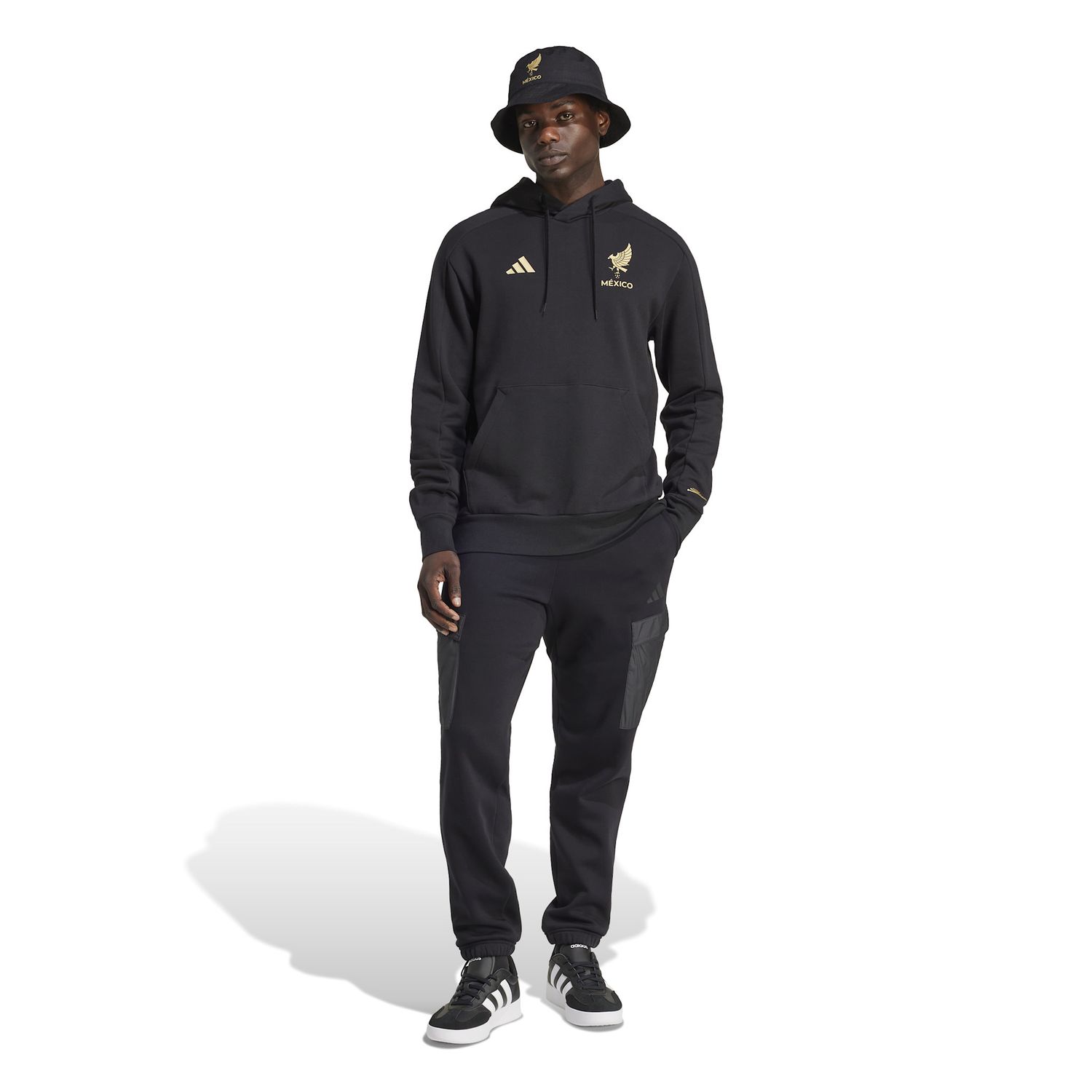 MEXICO 2025 GOLD DNA HOODIE (BLACK/GOLD)