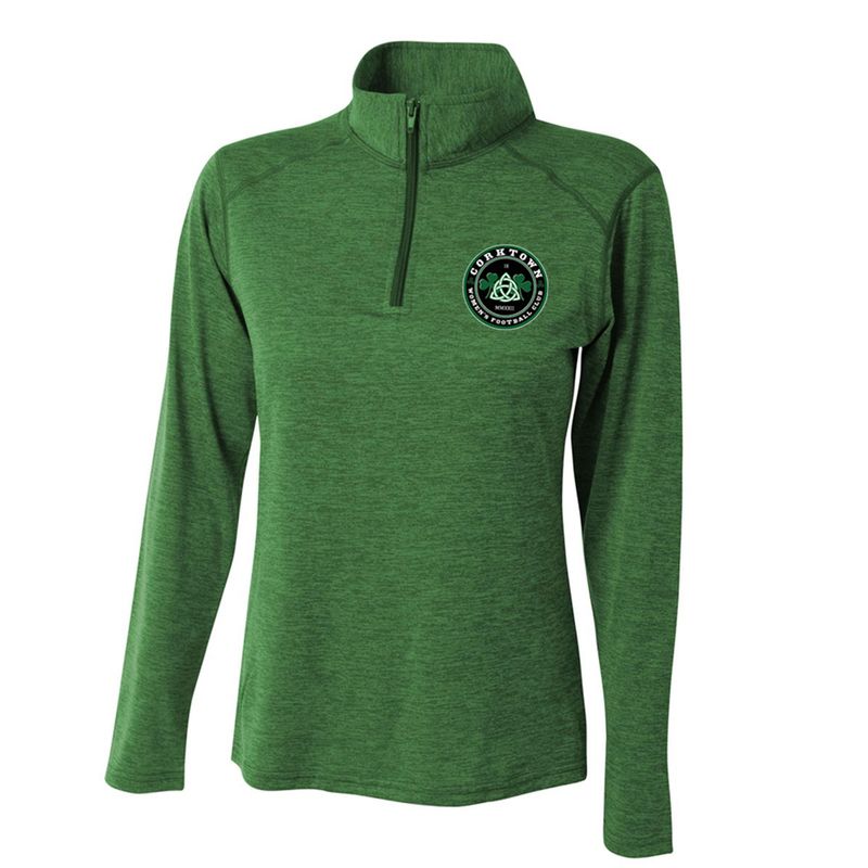 CORKTOWN WFC 25: LADIES 1/4 ZIP (GREEN)