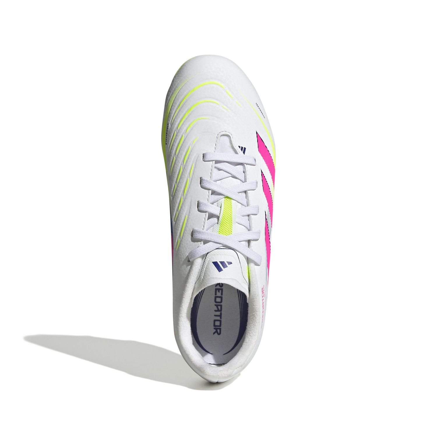 PREDATOR LEAGUE 25 FG JR (WHITE/LIME/PINK)