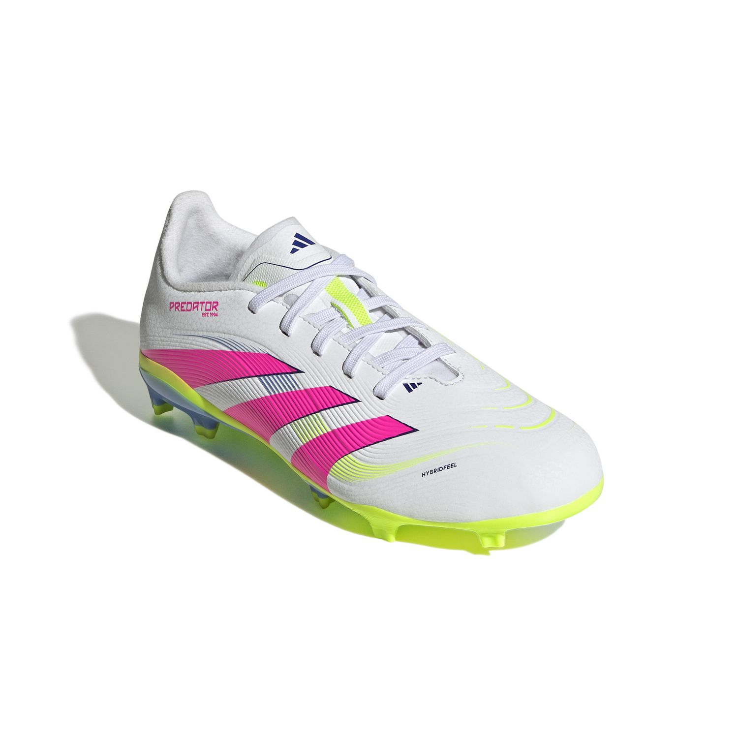 PREDATOR LEAGUE 25 FG JR (WHITE/LIME/PINK)