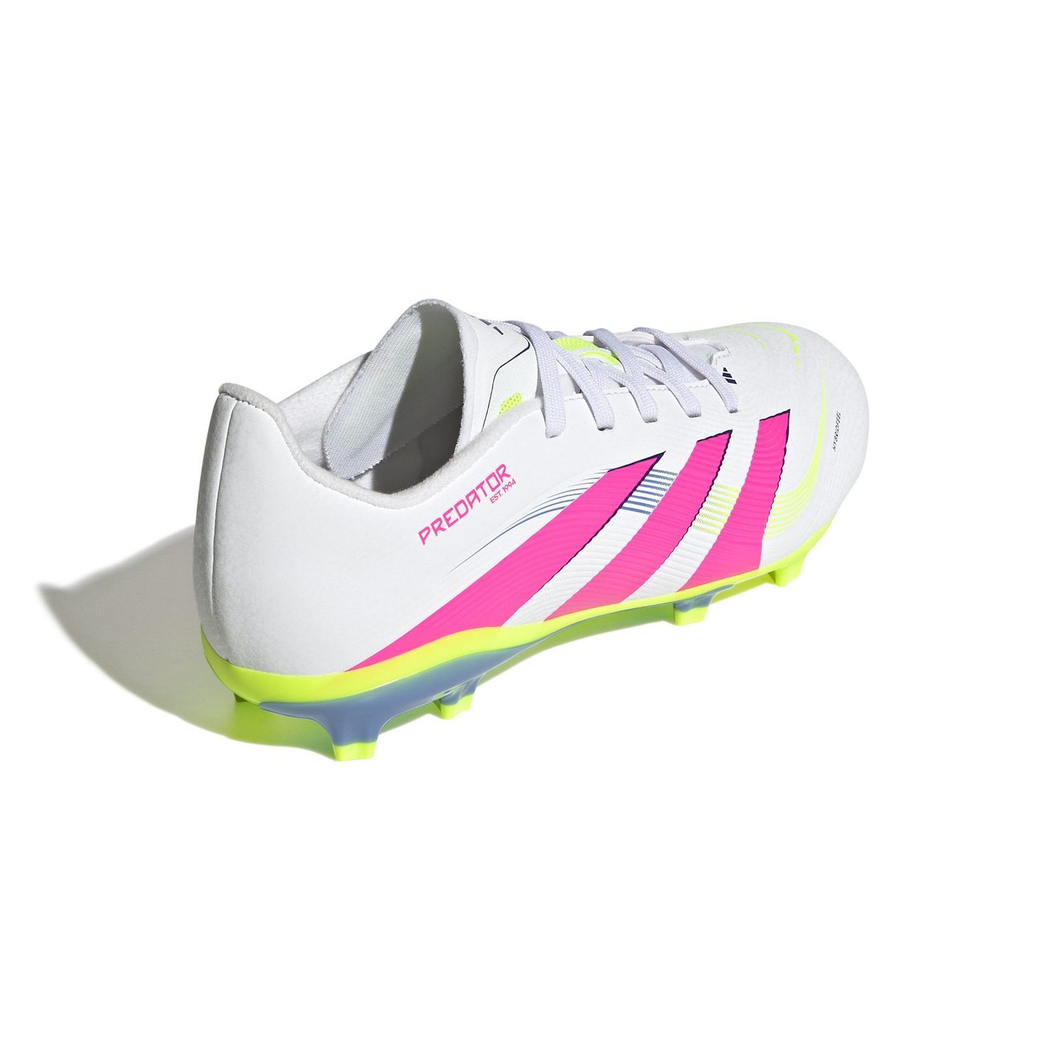 PREDATOR LEAGUE 25 FG JR (WHITE/LIME/PINK)