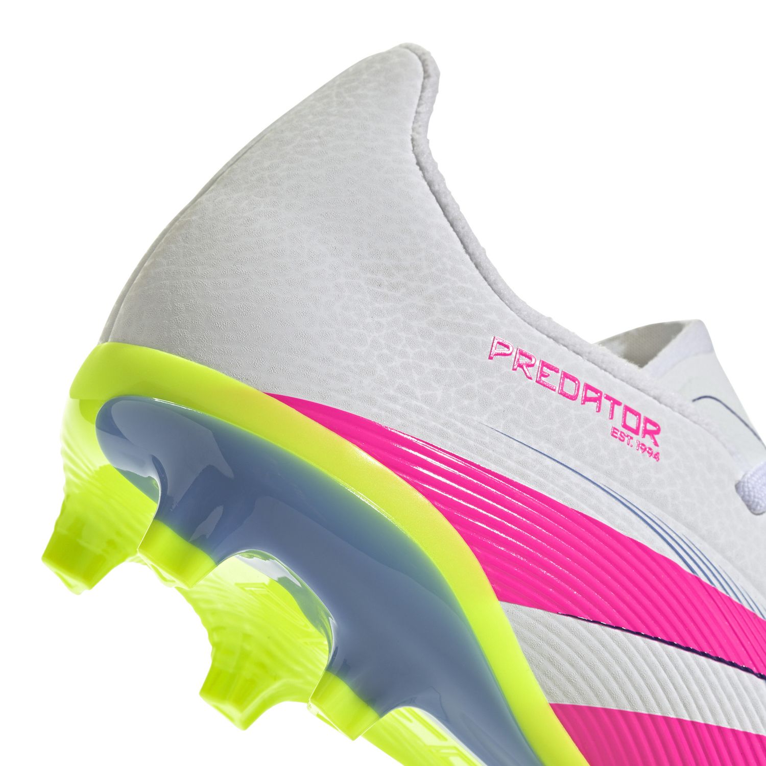 PREDATOR LEAGUE 25 FG JR (WHITE/LIME/PINK)