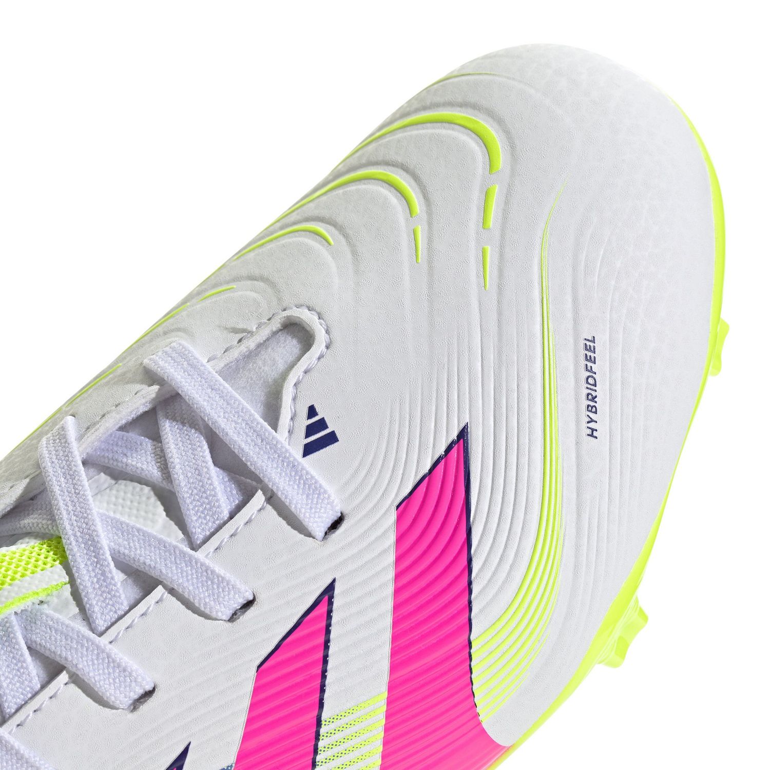 PREDATOR LEAGUE 25 FG JR (WHITE/LIME/PINK)