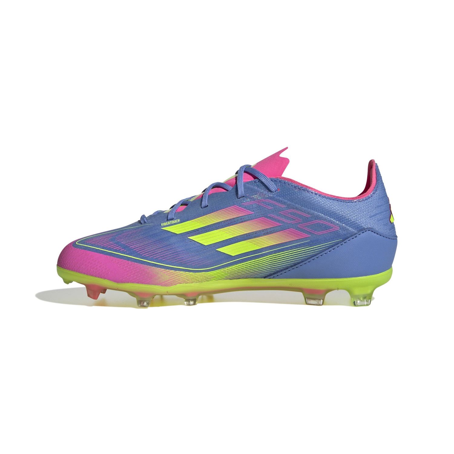 F50 ELITE FG JR (BLUE/LIME/PINK)