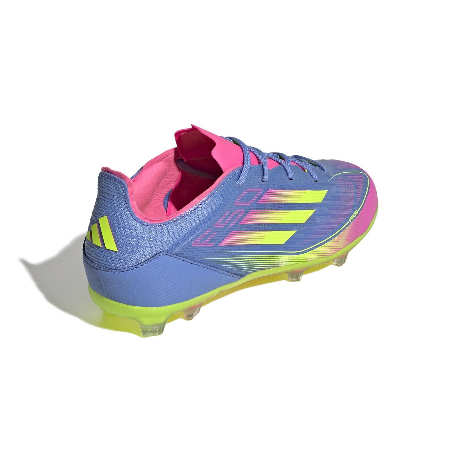F50 ELITE FG JR (BLUE/LIME/PINK)