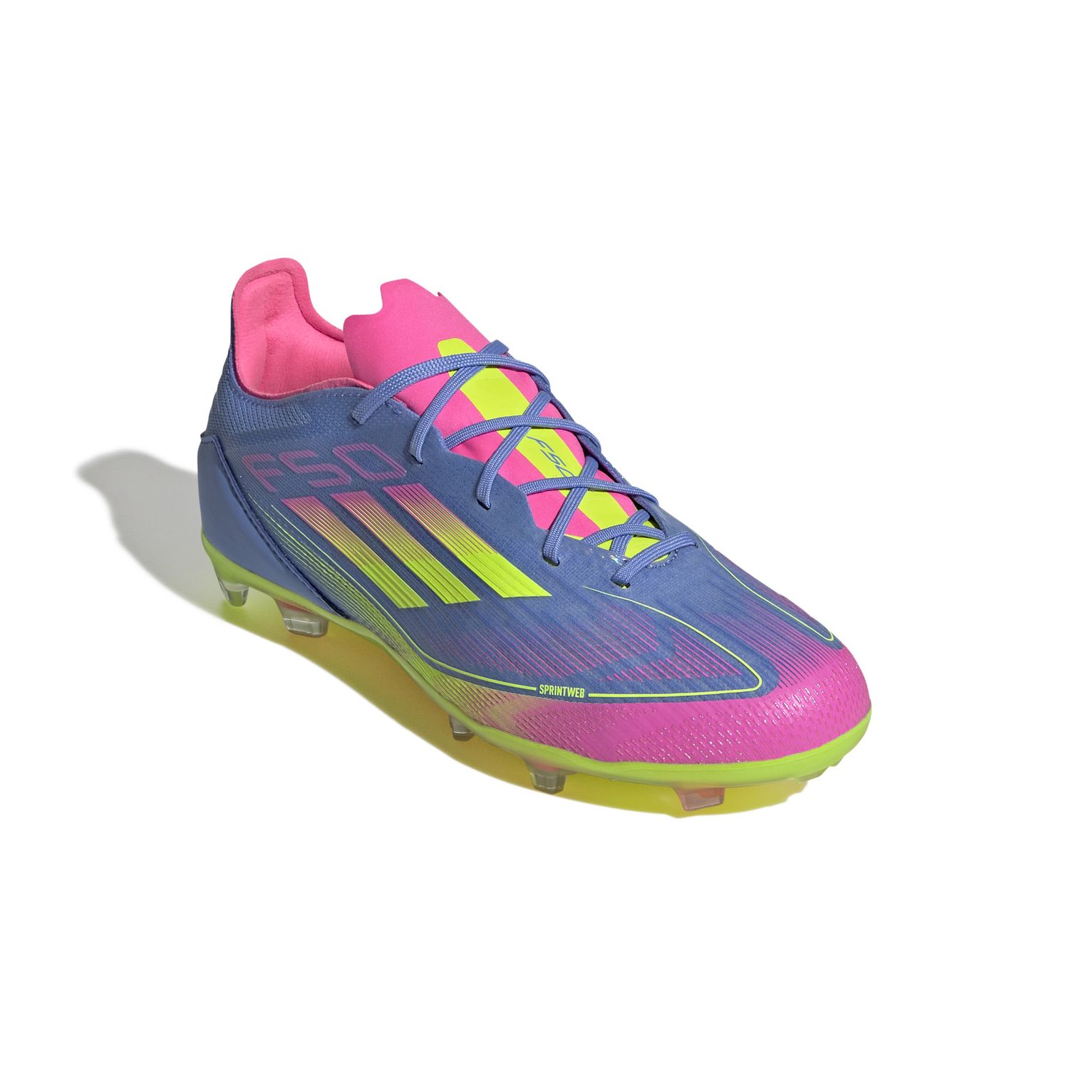 F50 ELITE FG JR (BLUE/LIME/PINK)