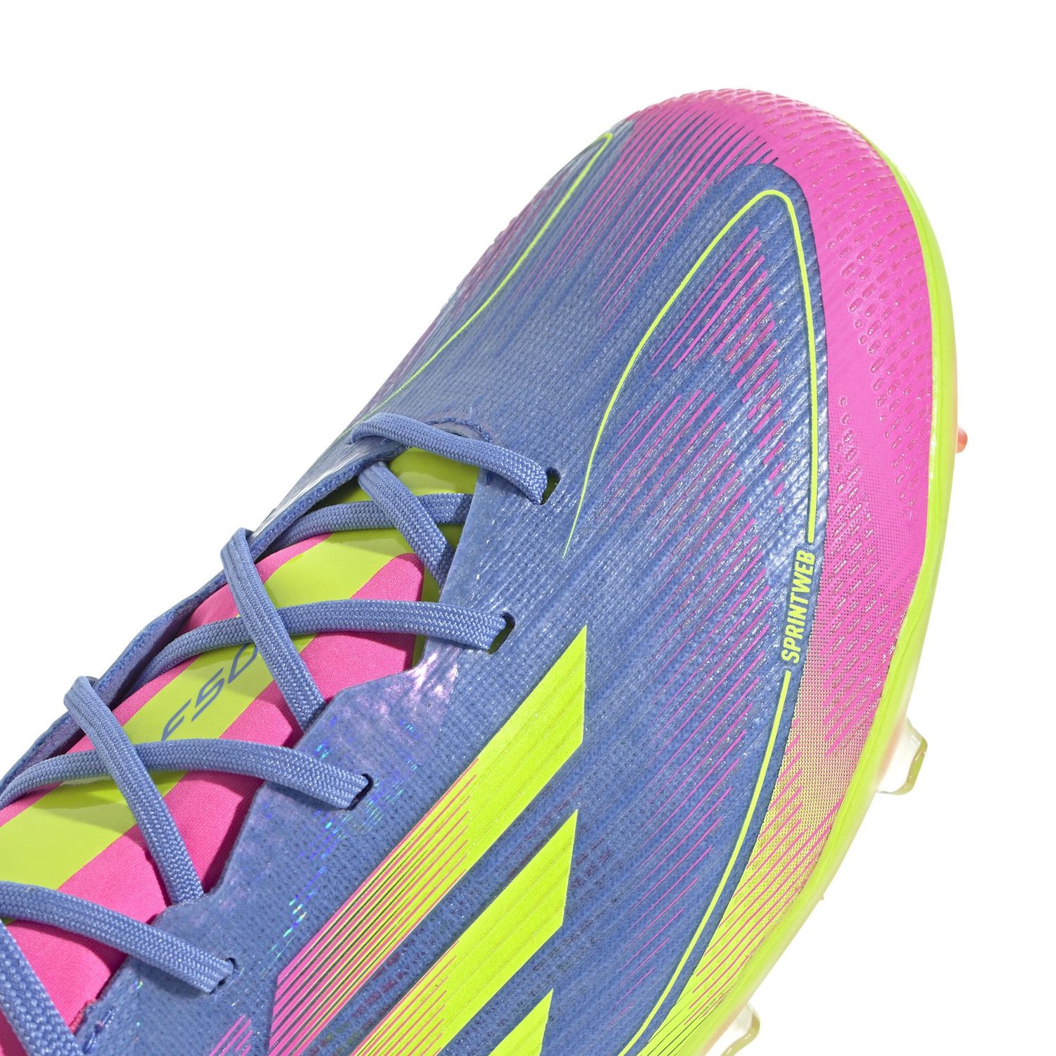 F50 ELITE FG JR (BLUE/LIME/PINK)