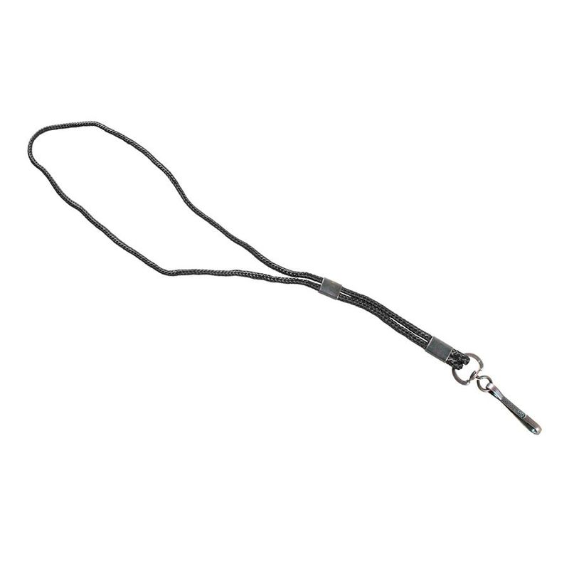 WHISTLE LANYARD BLACK (NECK)