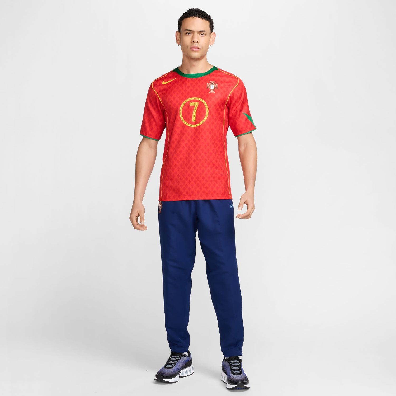 FIGO PORTUGAL REISSUE AUTHENTIC HOME JERSEY (RED)