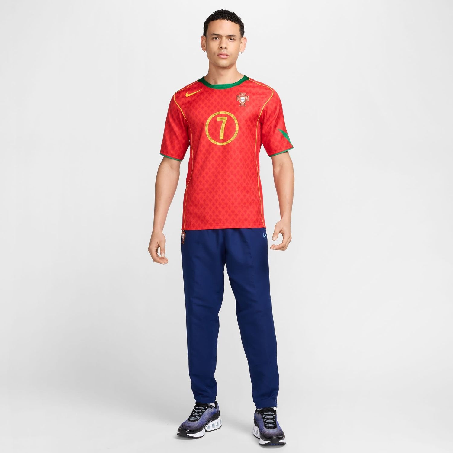 FIGO PORTUGAL REISSUE AUTHENTIC HOME JERSEY (RED)