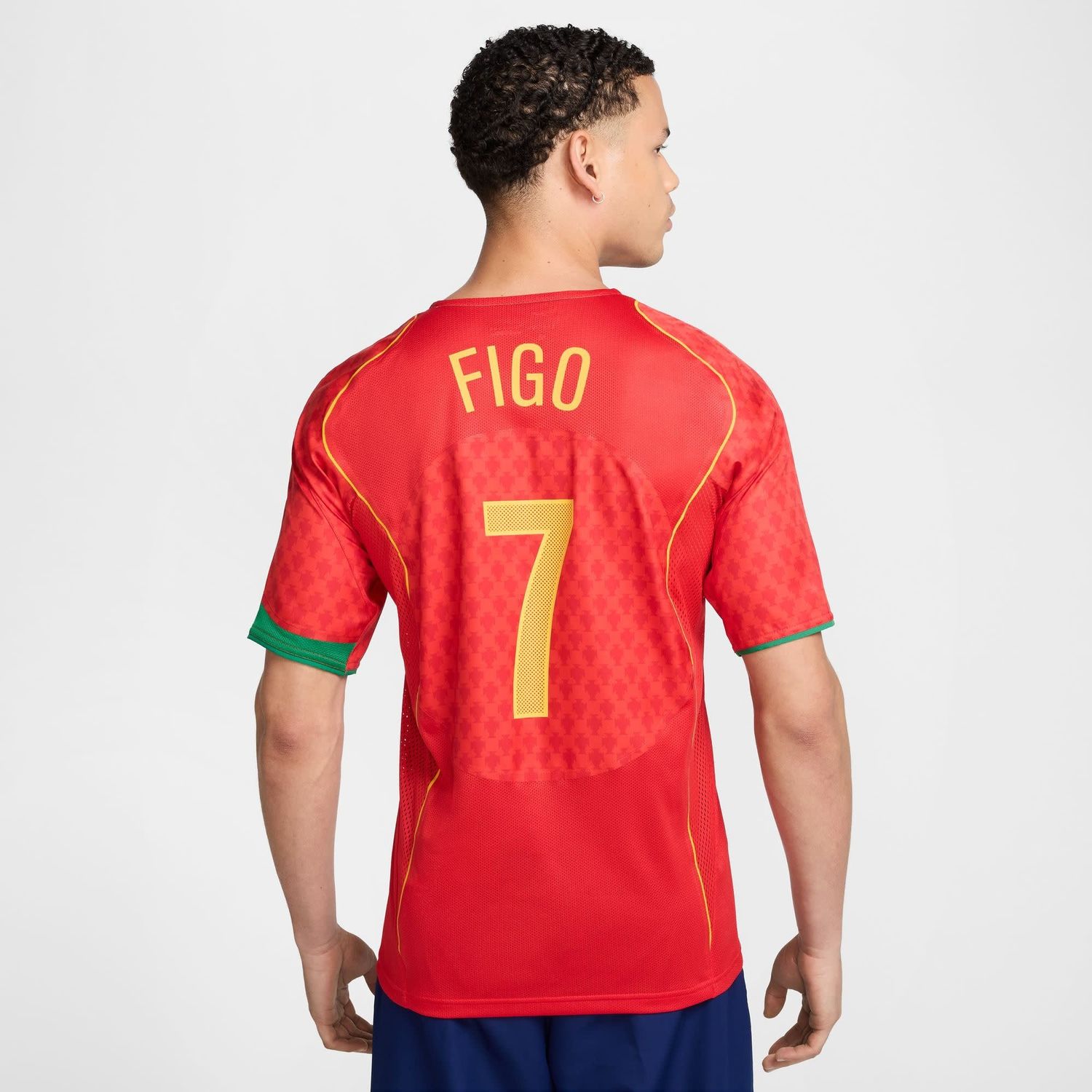 FIGO PORTUGAL REISSUE AUTHENTIC HOME JERSEY (RED)