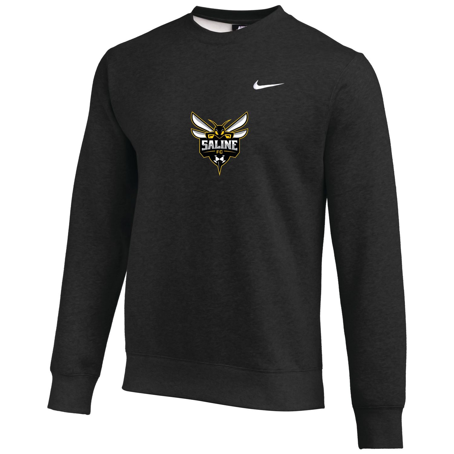 CLUB CREW SWEATSHIRT (SALINE) (BLACK)