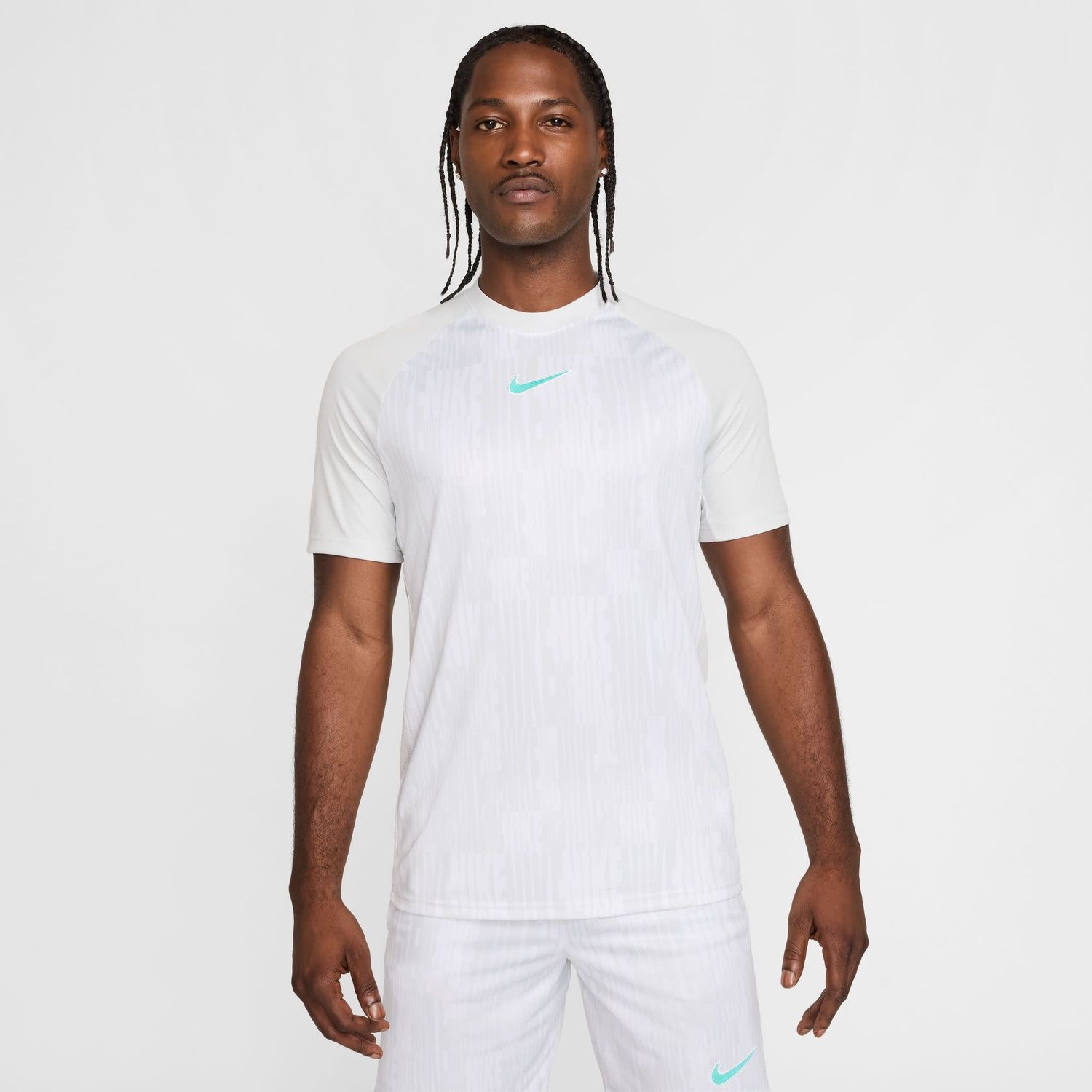 ACADEMY DRI-FIT SS TOP (WHITE/GRAY/MINT)