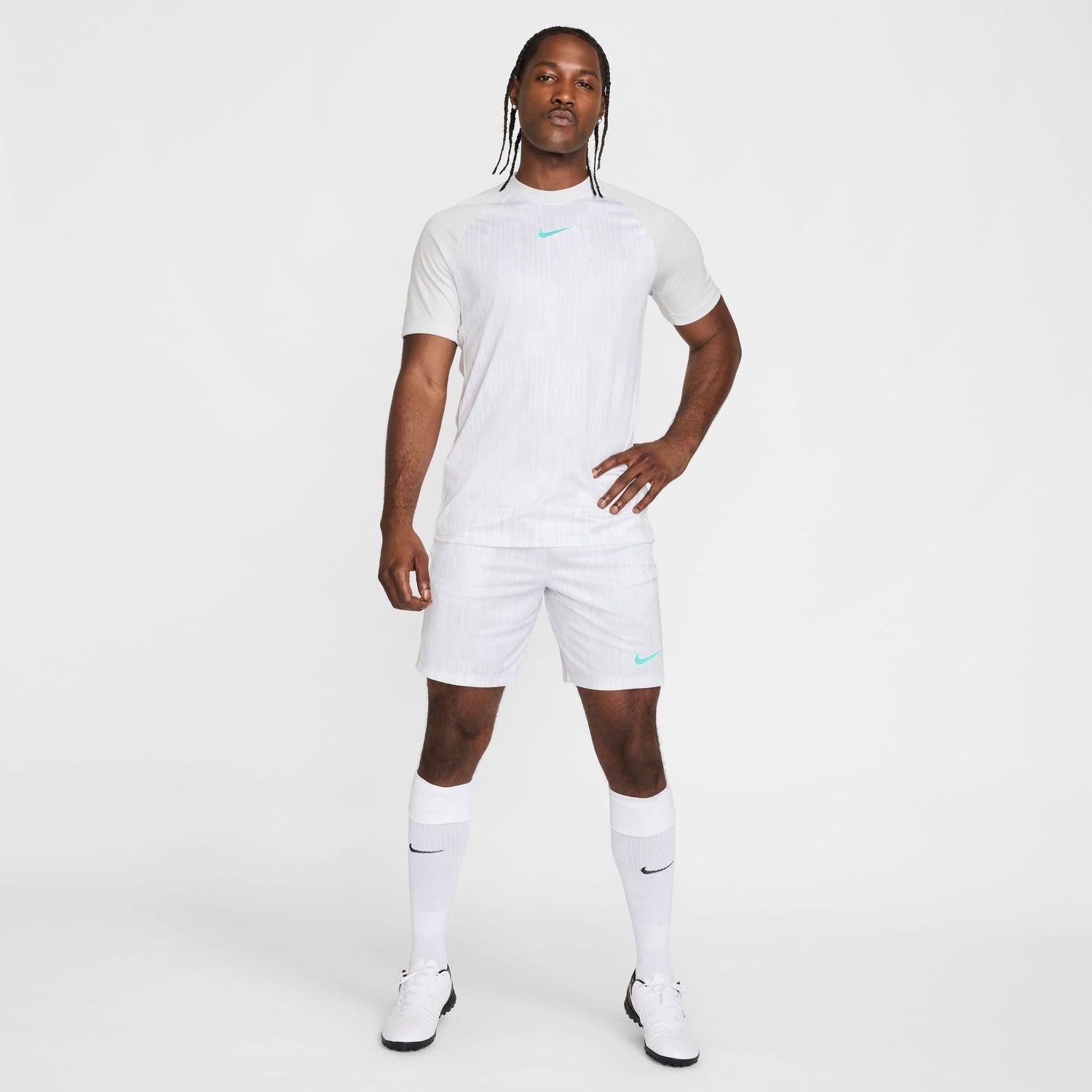 ACADEMY DRI-FIT SS TOP (WHITE/GRAY/MINT)