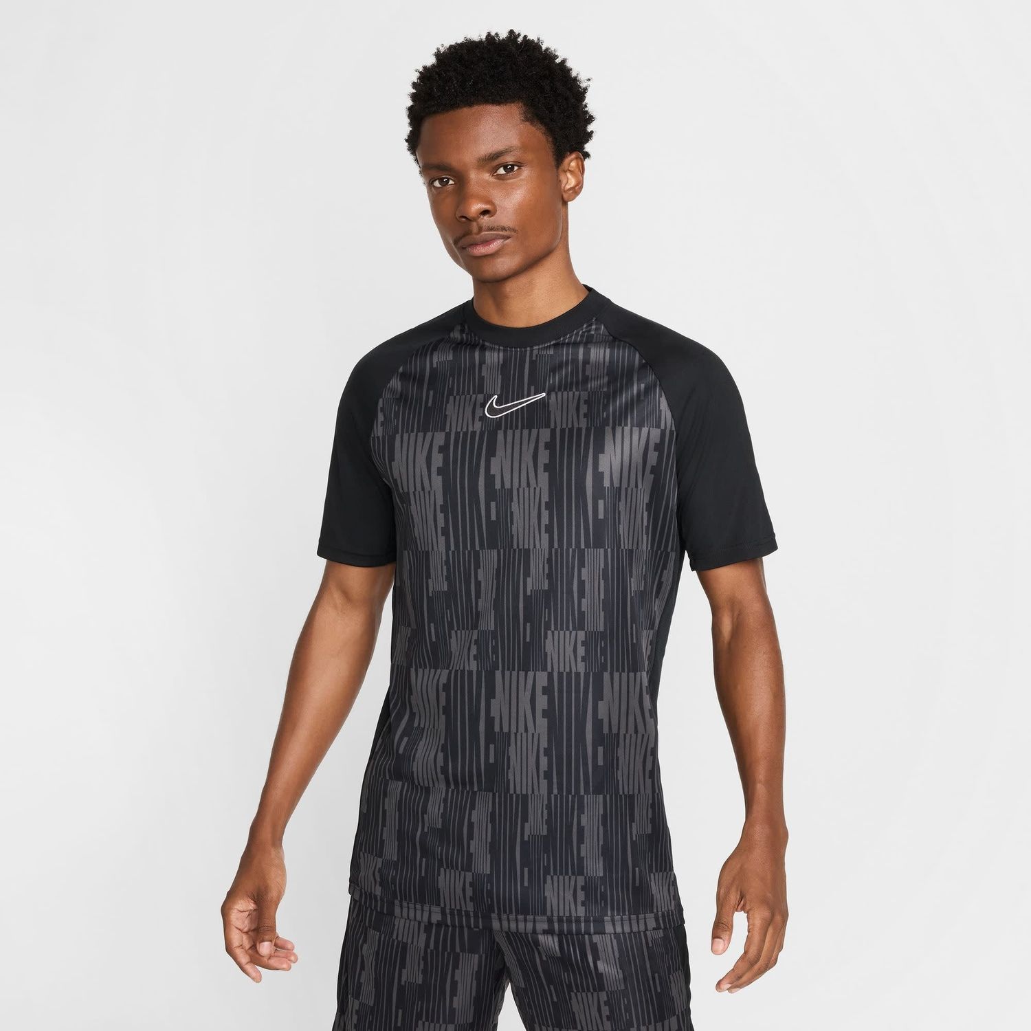 ACADEMY DRI-FIT SS TOP (BLACK/GRAY)